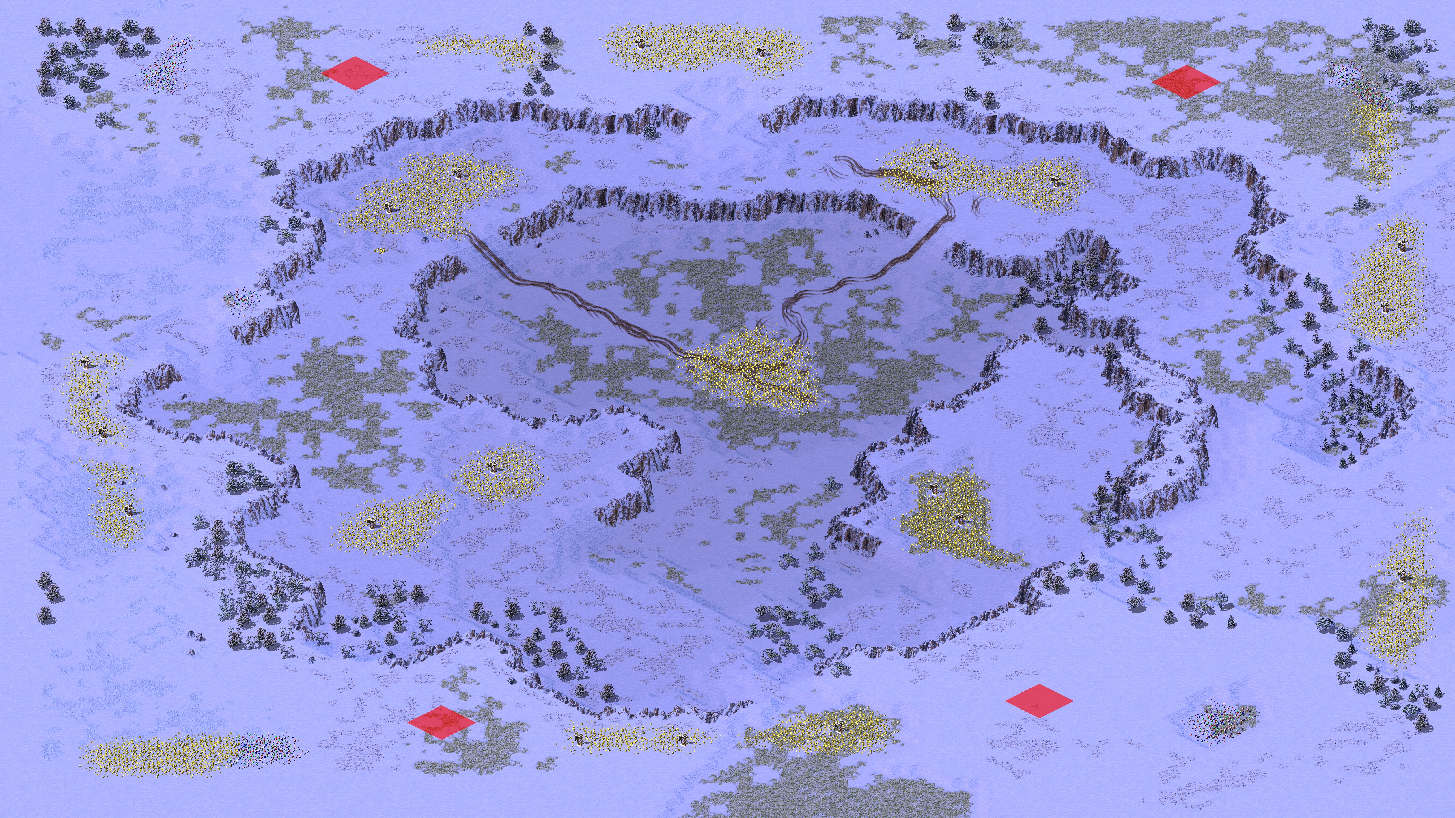 Rendered map: 黄金冰天优化版-CORSAIR