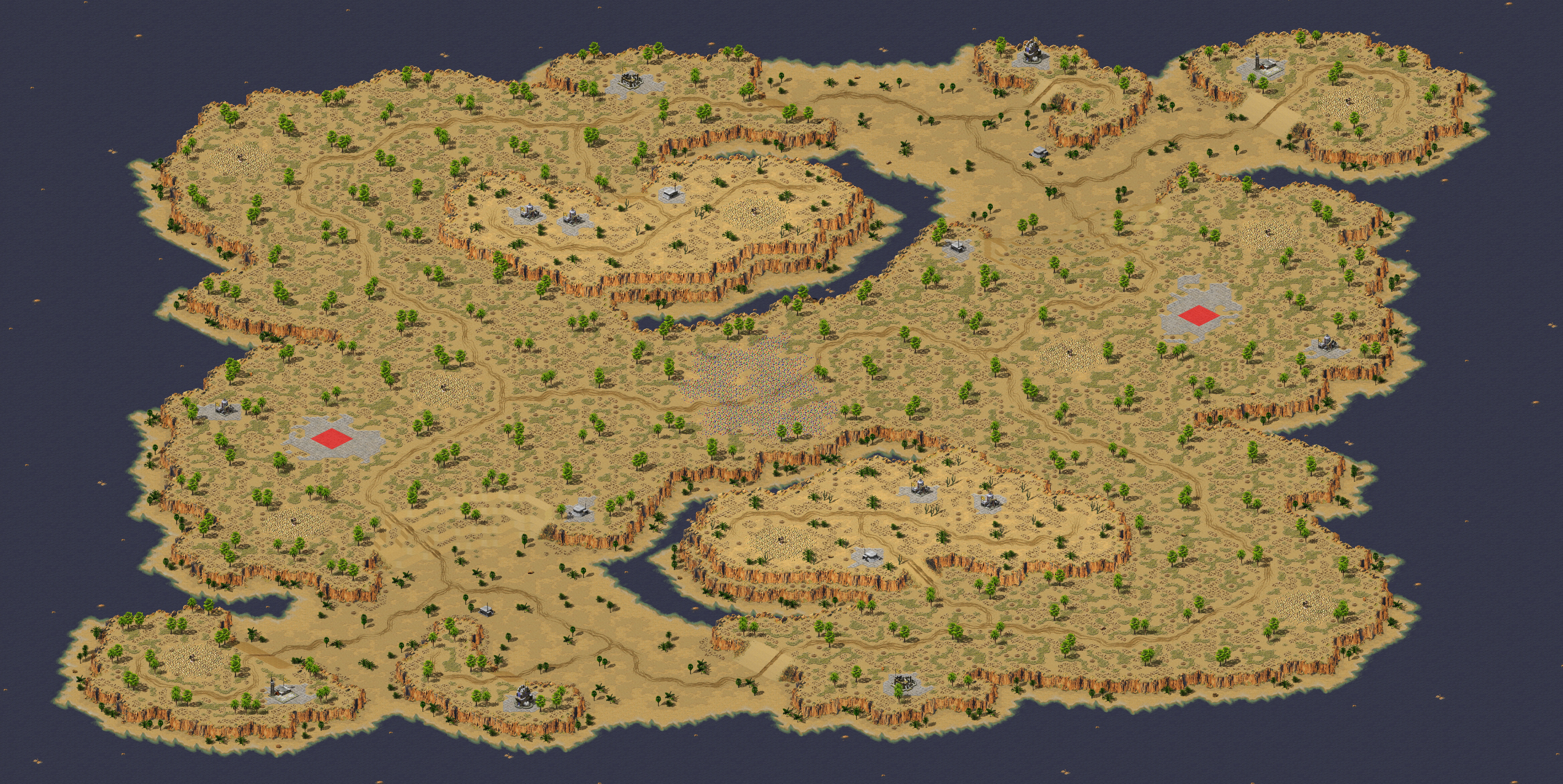 Rendered map: 茹毛饮血