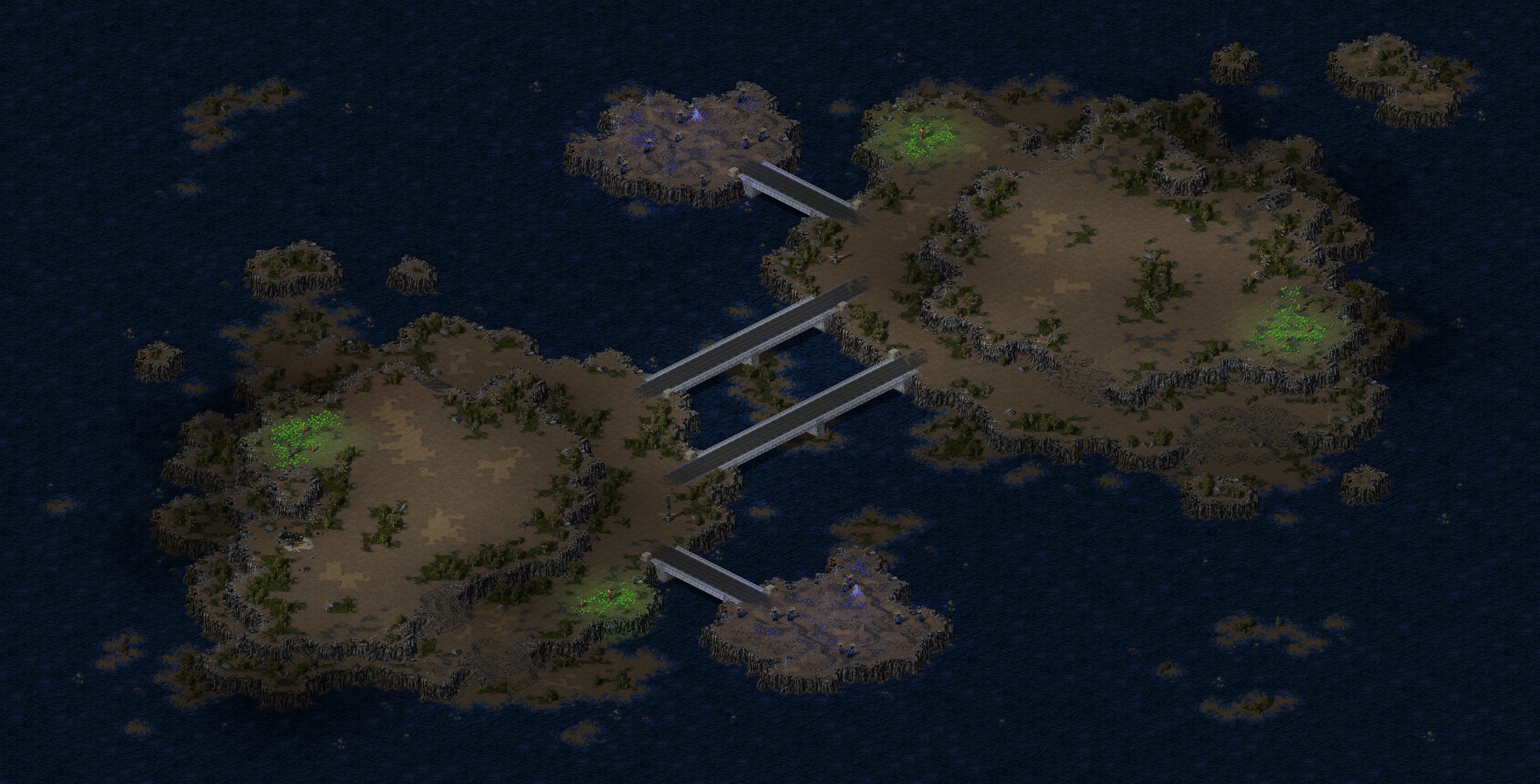 Rendered map: twilight