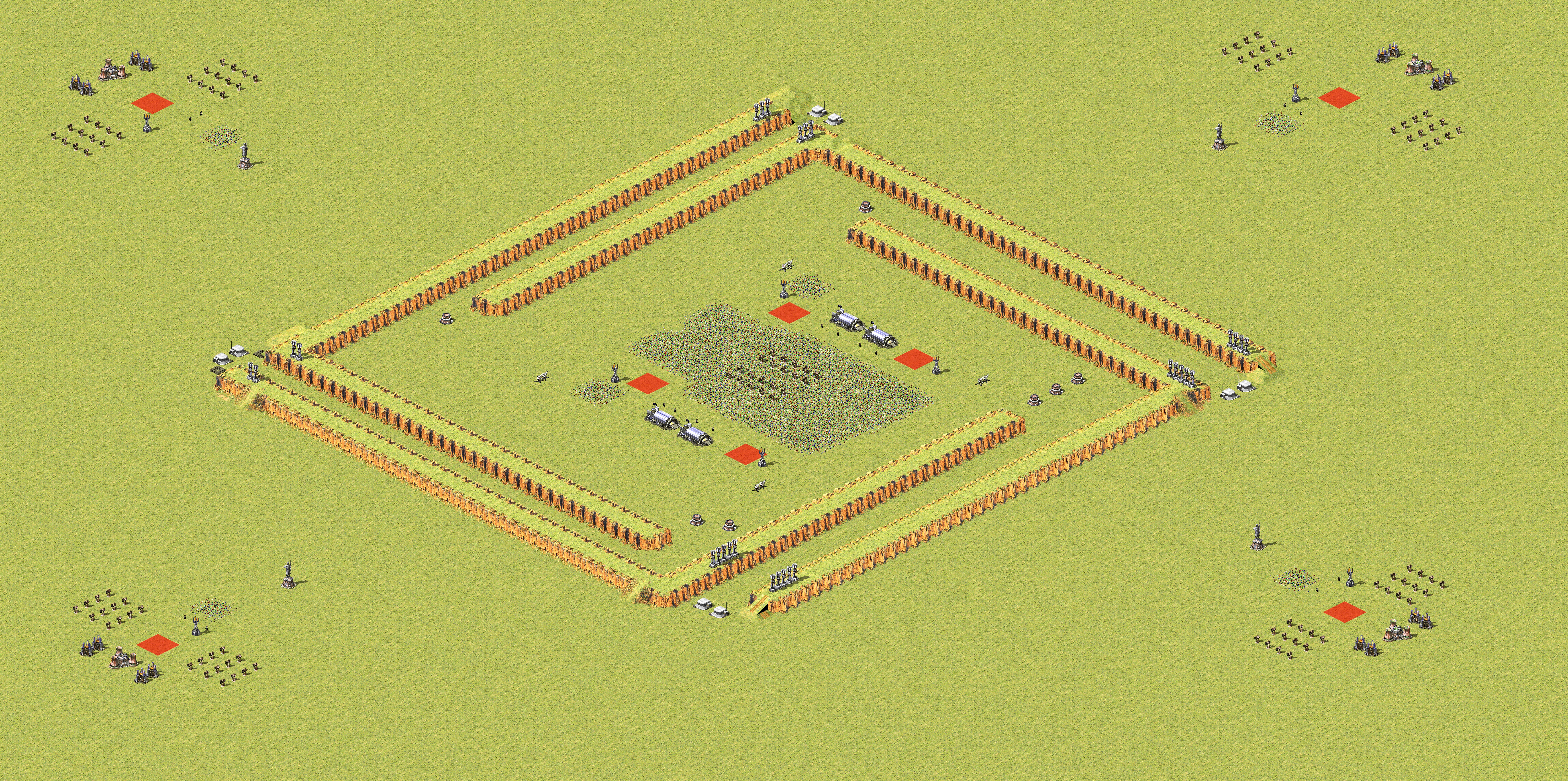 Rendered map: Breakout - Allies vs Soviet 4v4