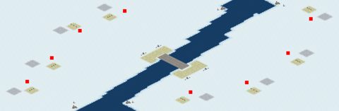 Rendered preview of Snowy Field 4v4 Equal