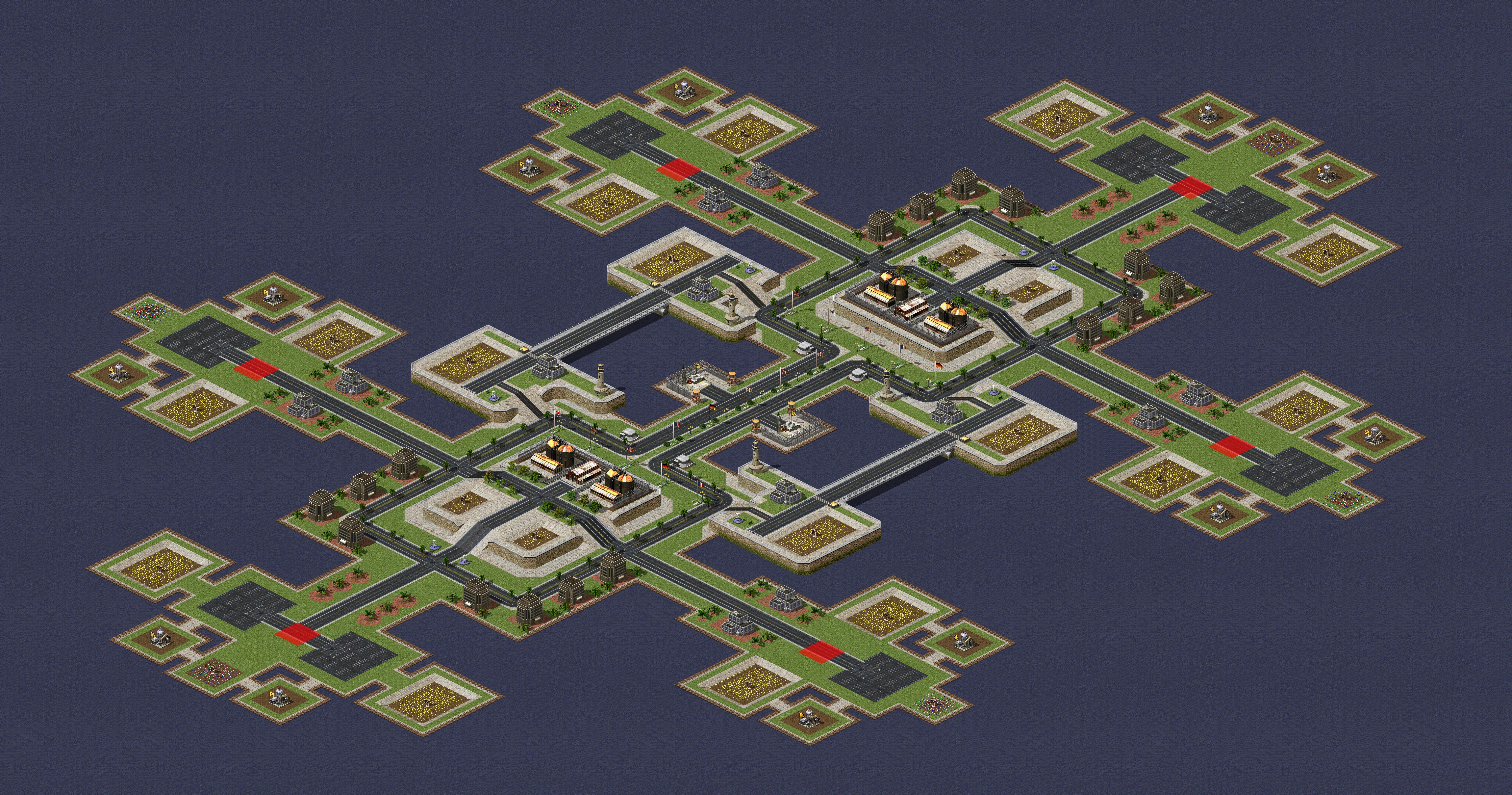 Rendered map: 猪猡湾 混战版