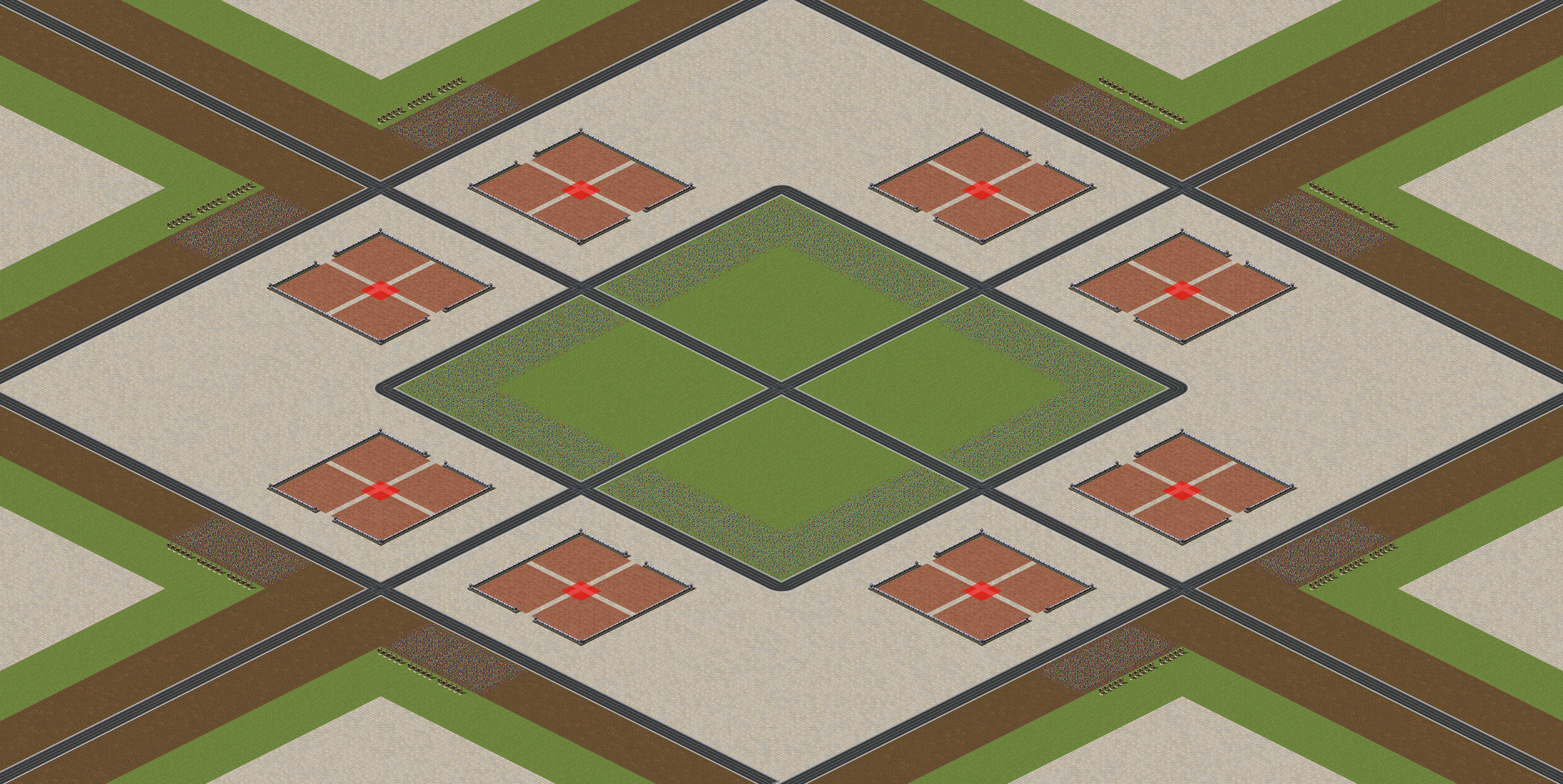 Rendered map: Citadel Land War - Free for All