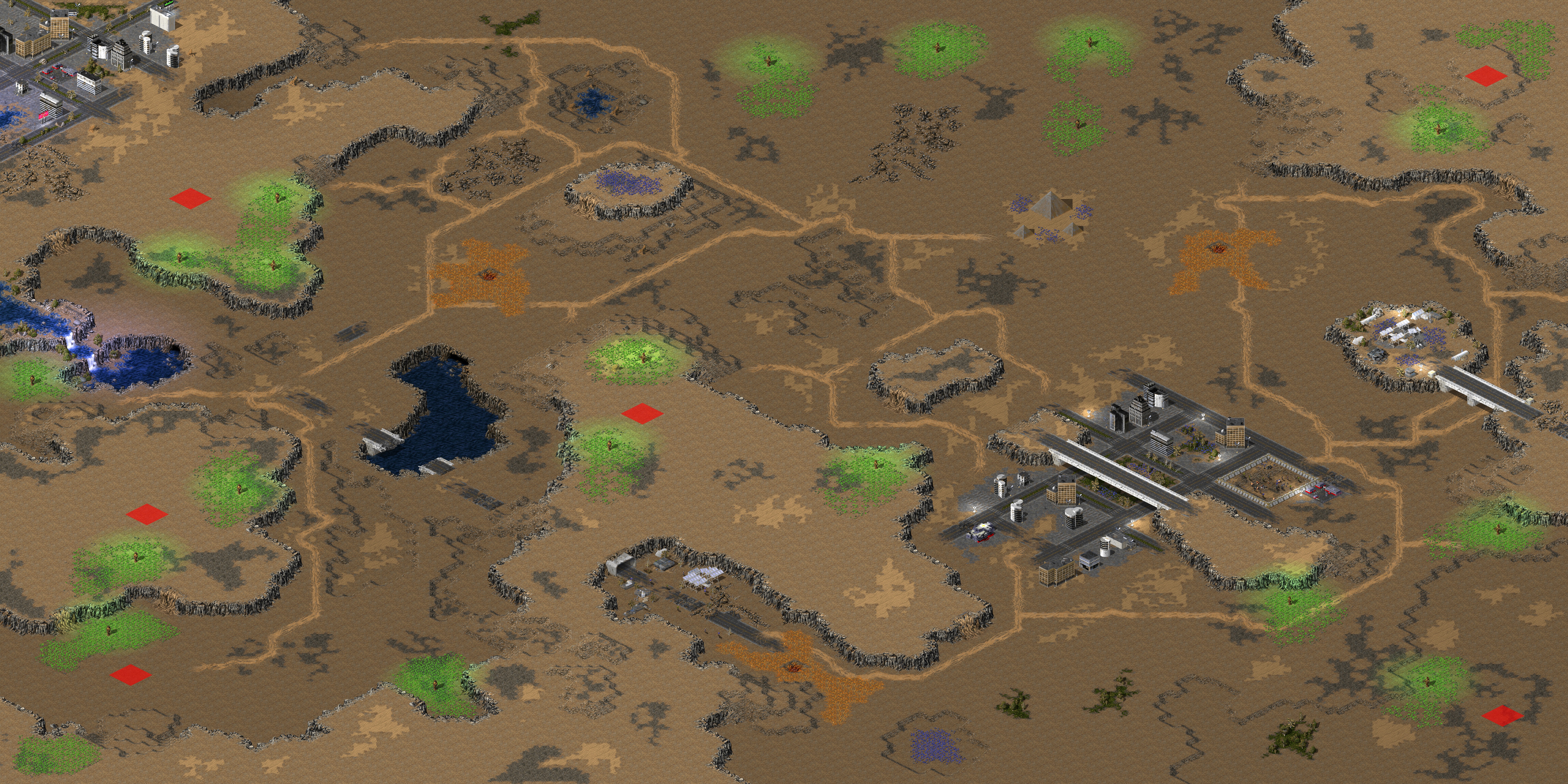 Rendered map: Storms