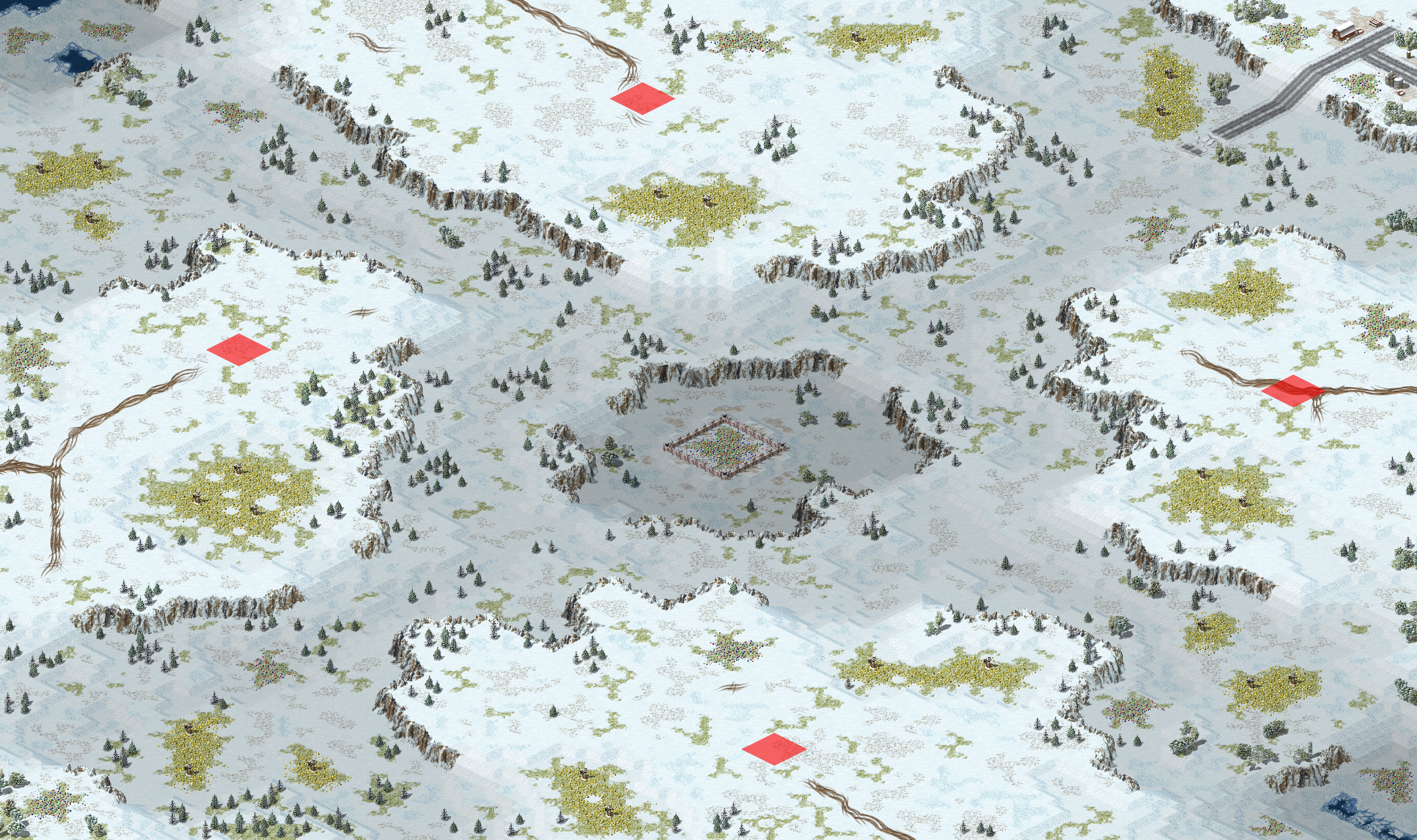 Rendered map: Coldest Peak