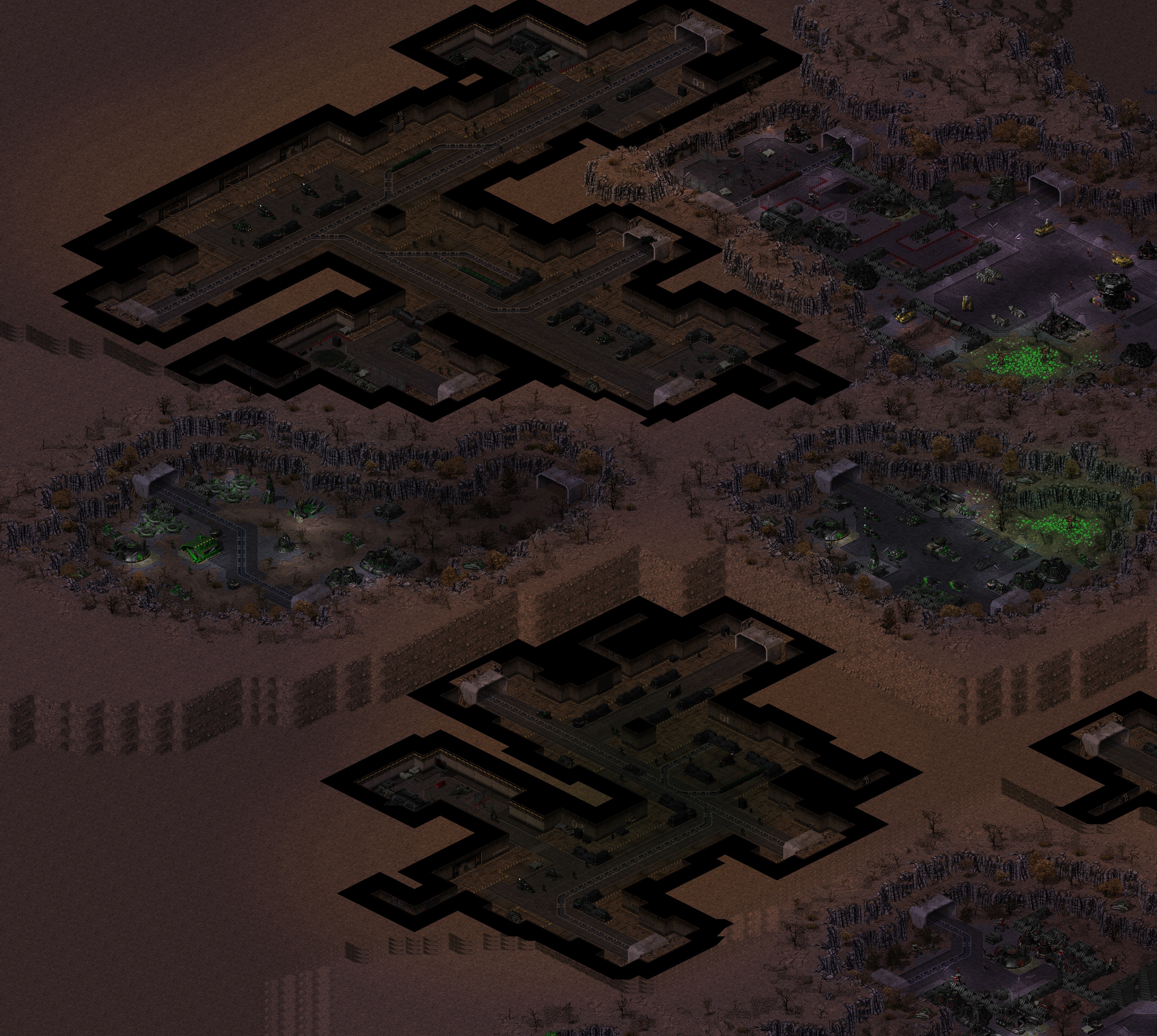 Rendered map: Nod Mission 12: Lost