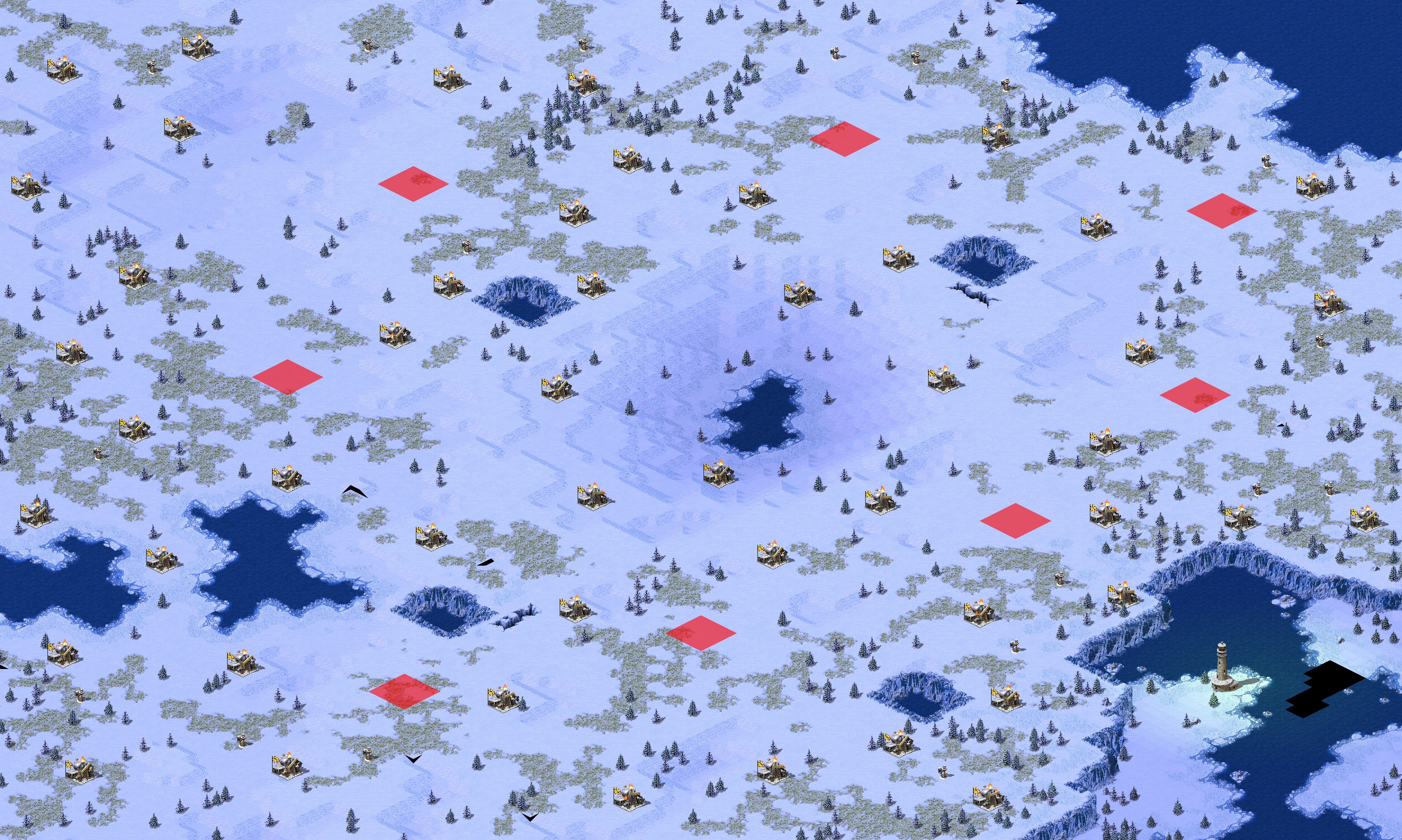 Rendered map: 加拿大雪林