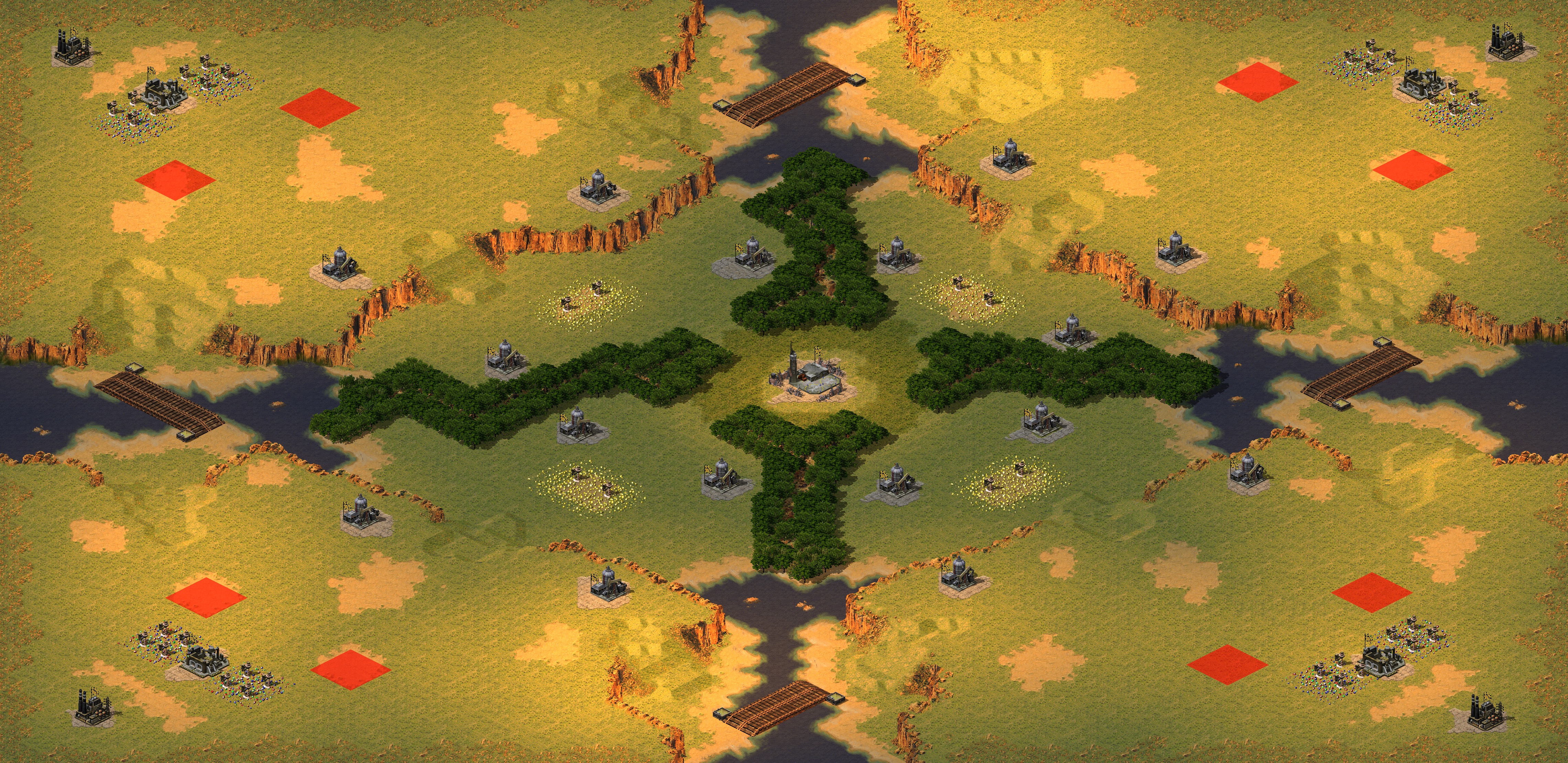 Rendered map: [8] Zero Hour 2v2v2v2  (v1.3)