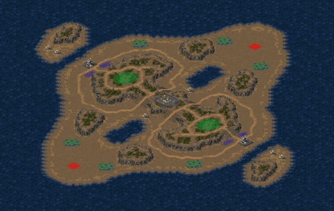 Rendered preview of (2) Exhausted Isle