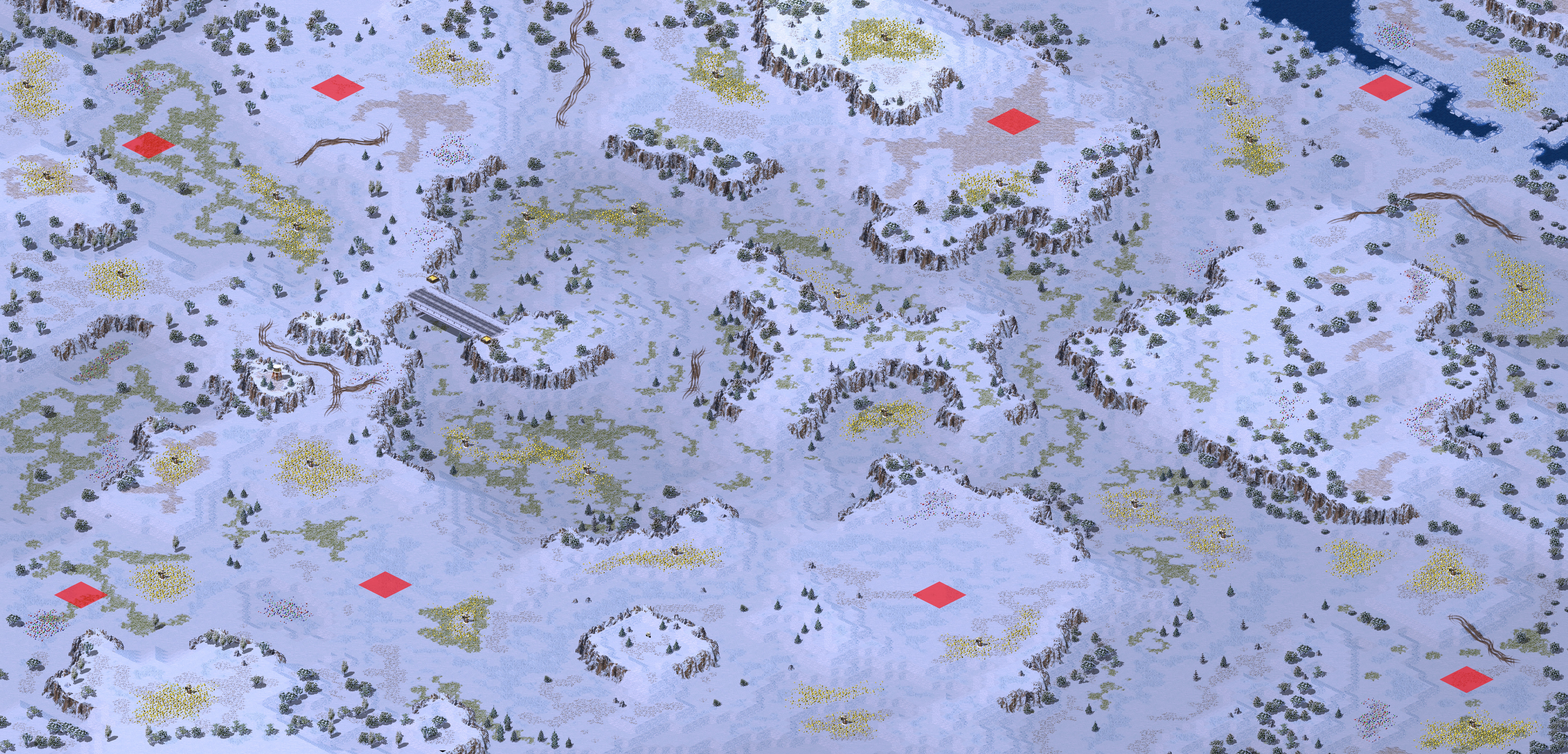 Rendered map: [8] Caverns of Siberia 4v4 Edit
