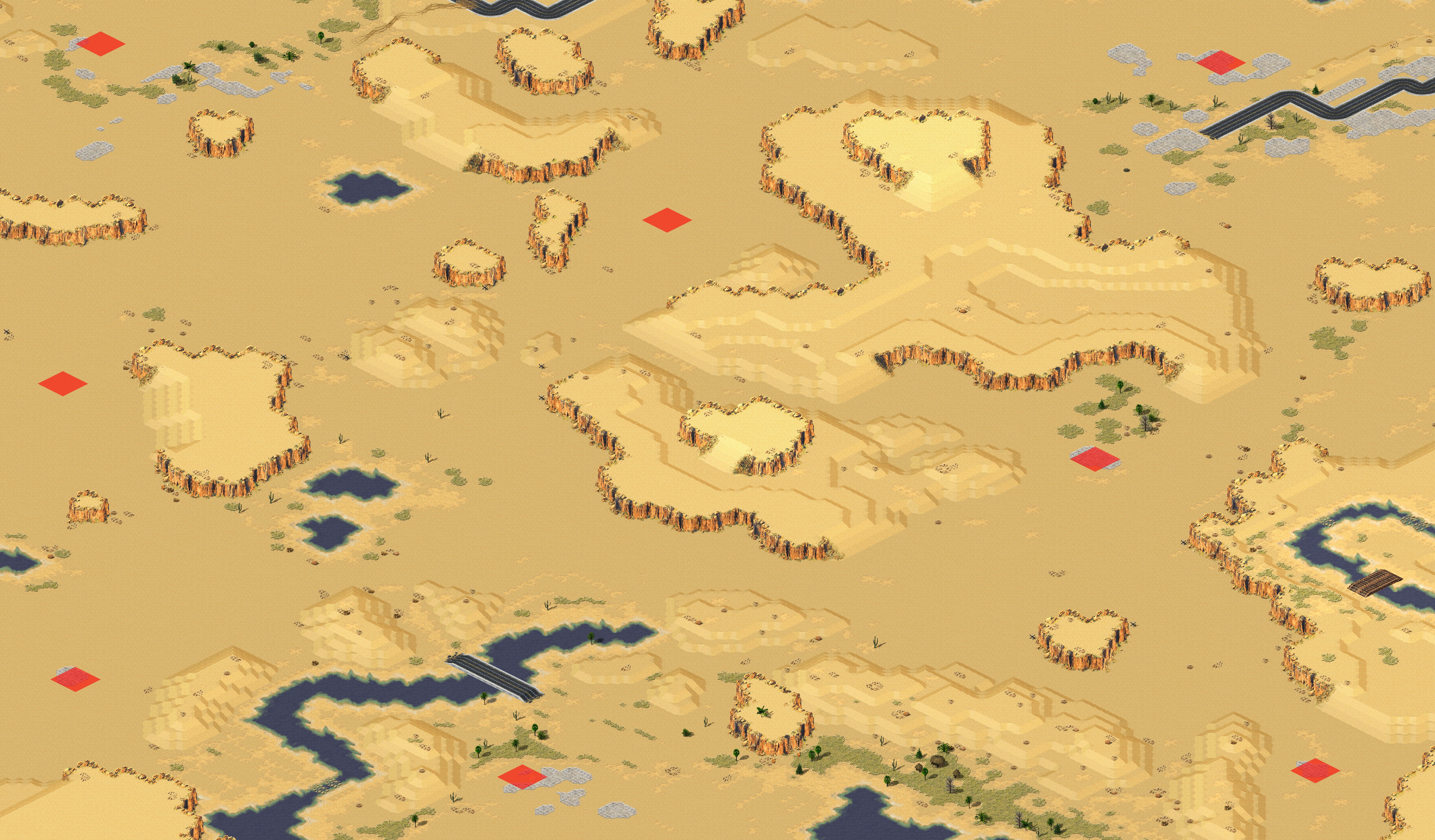 Rendered map: Desert Fox Rhino Tank War (2)
