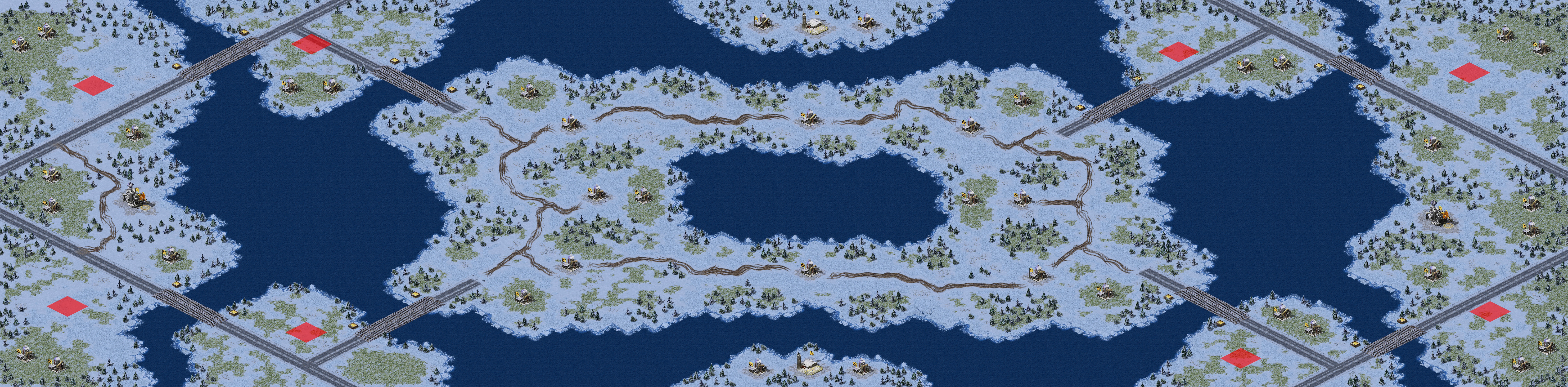 Rendered map: Arctic Circle (Megawealth)
