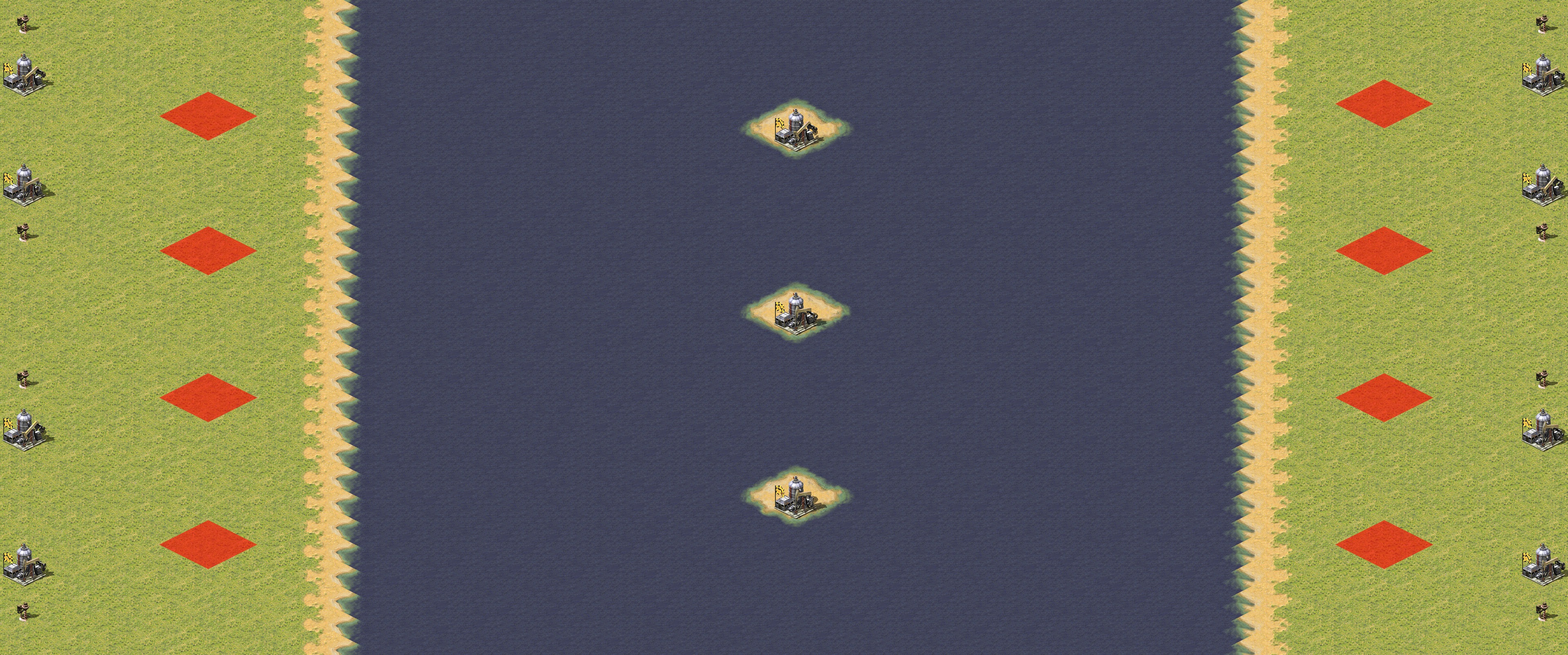 Rendered map: Simple Naval Battle 4v4