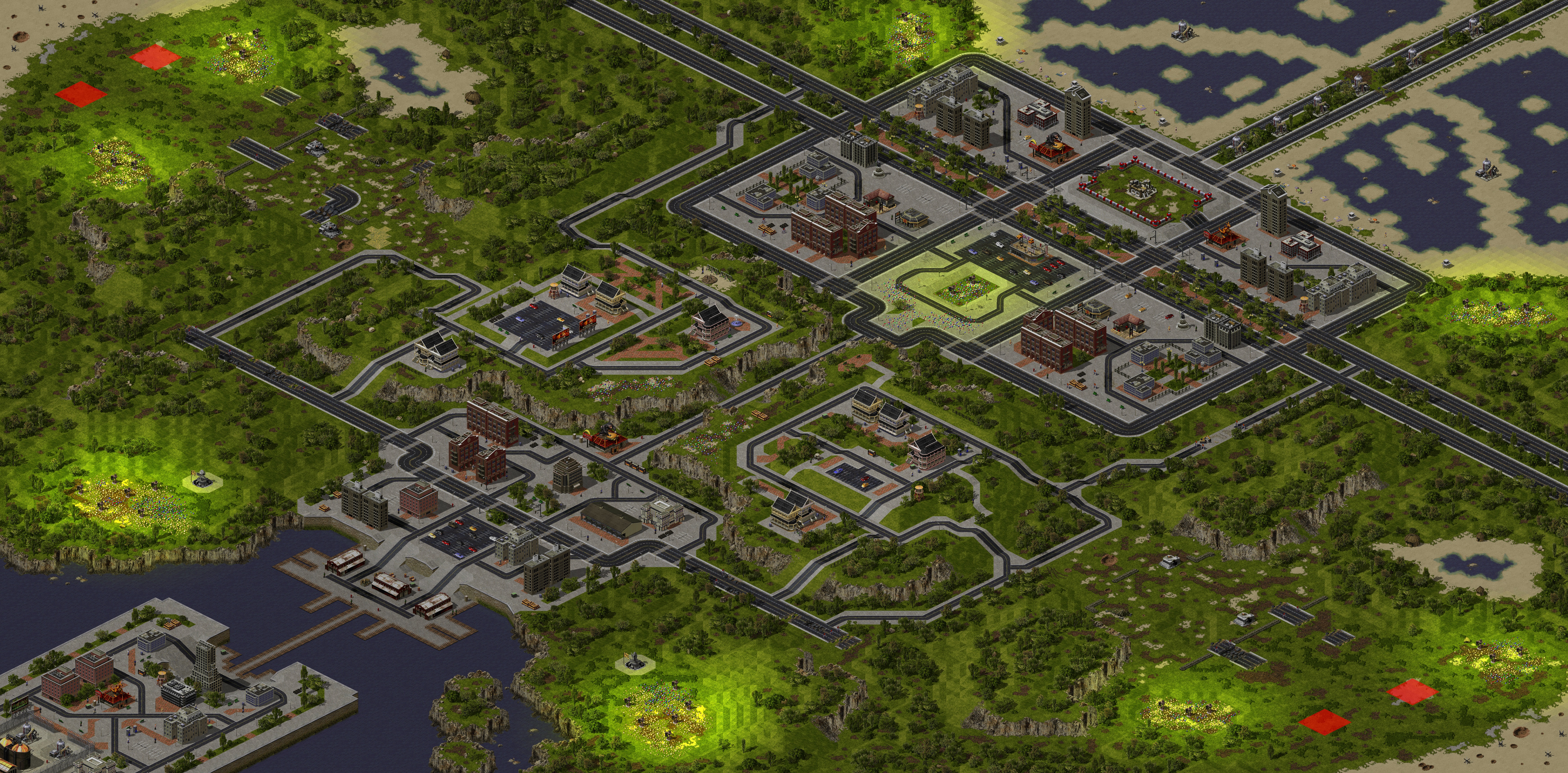 Rendered map: Paradise Battle