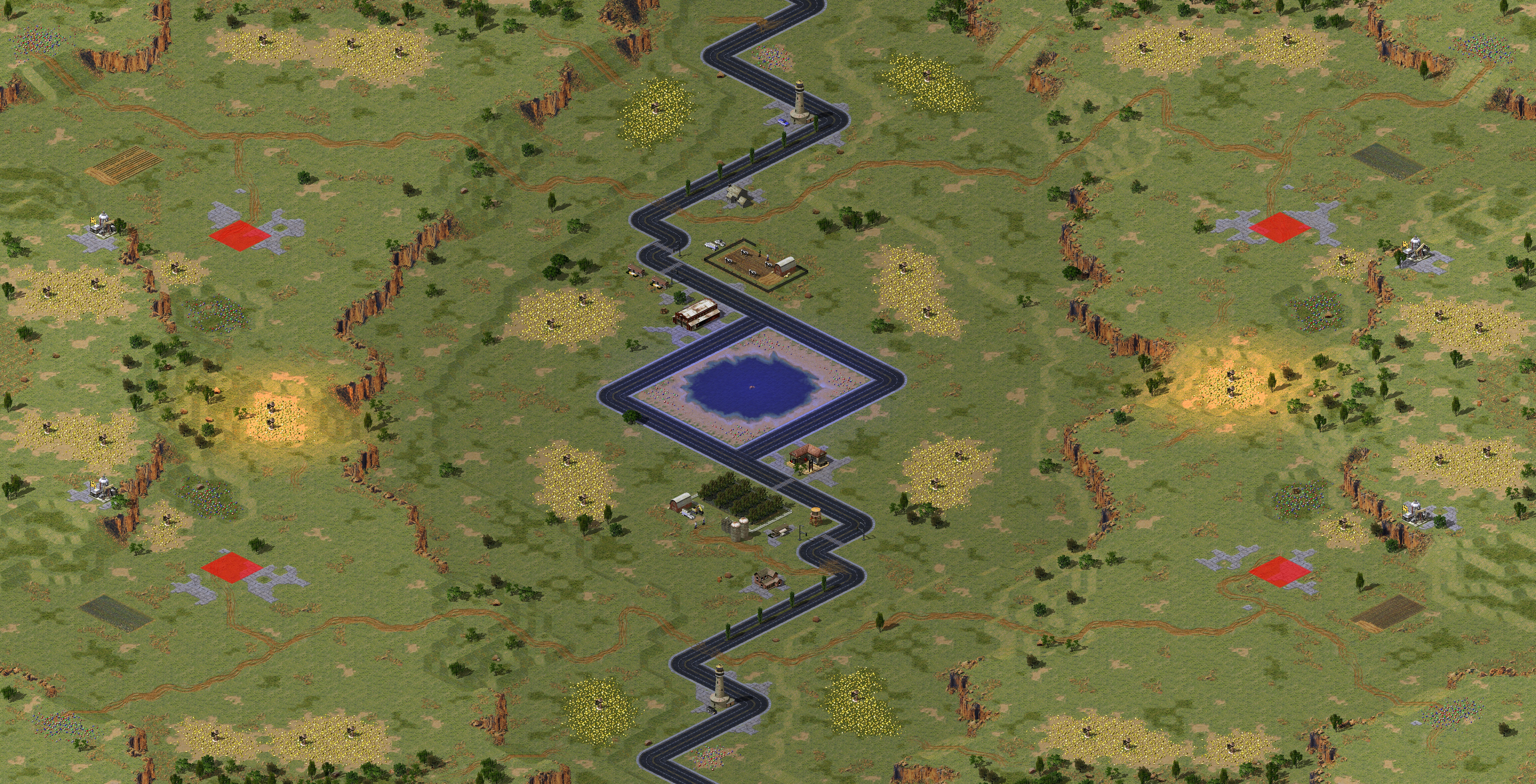 Rendered map: [4] Nameless Road
