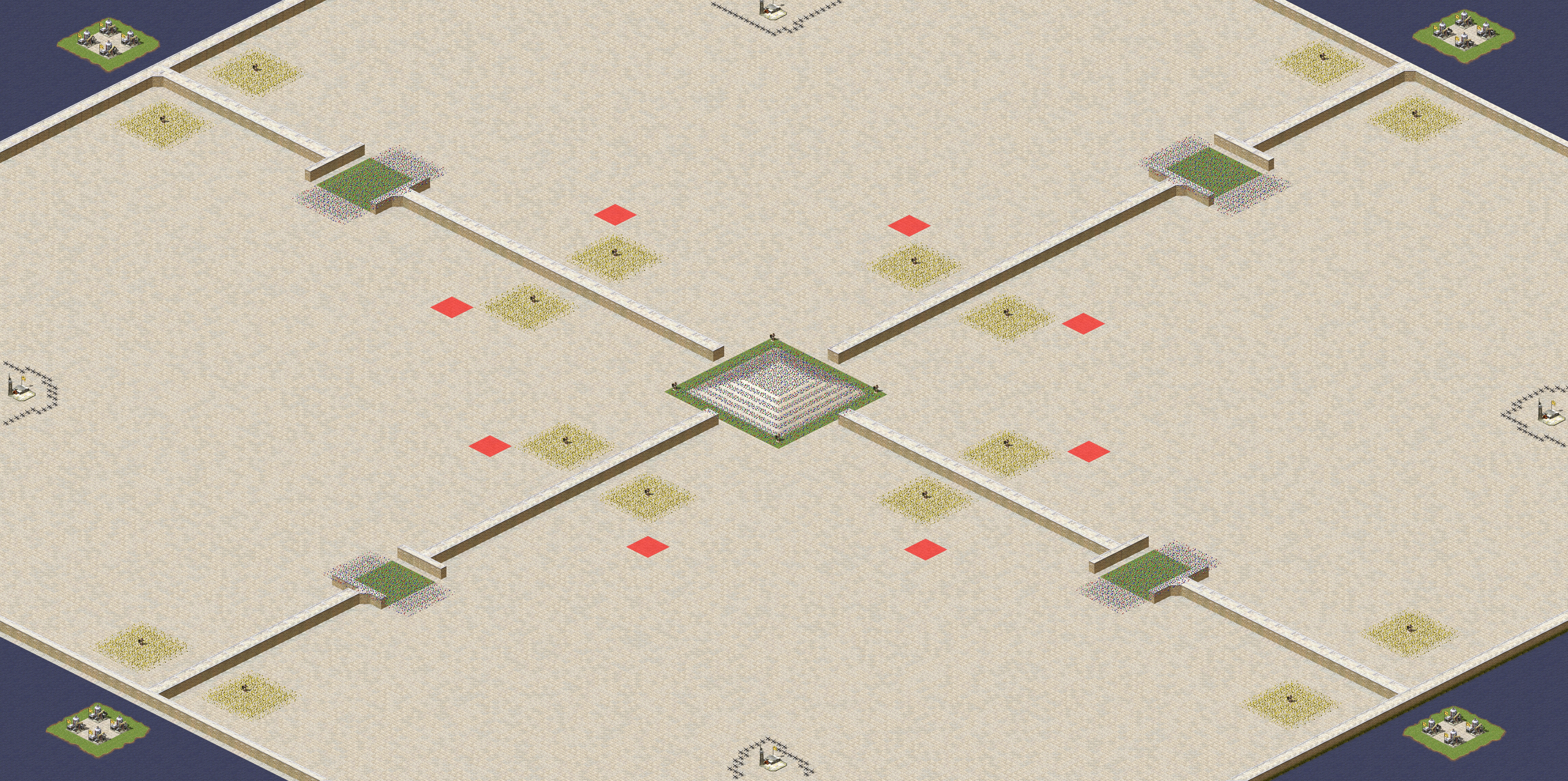 Rendered map: Crossroads - Ground War 1.0