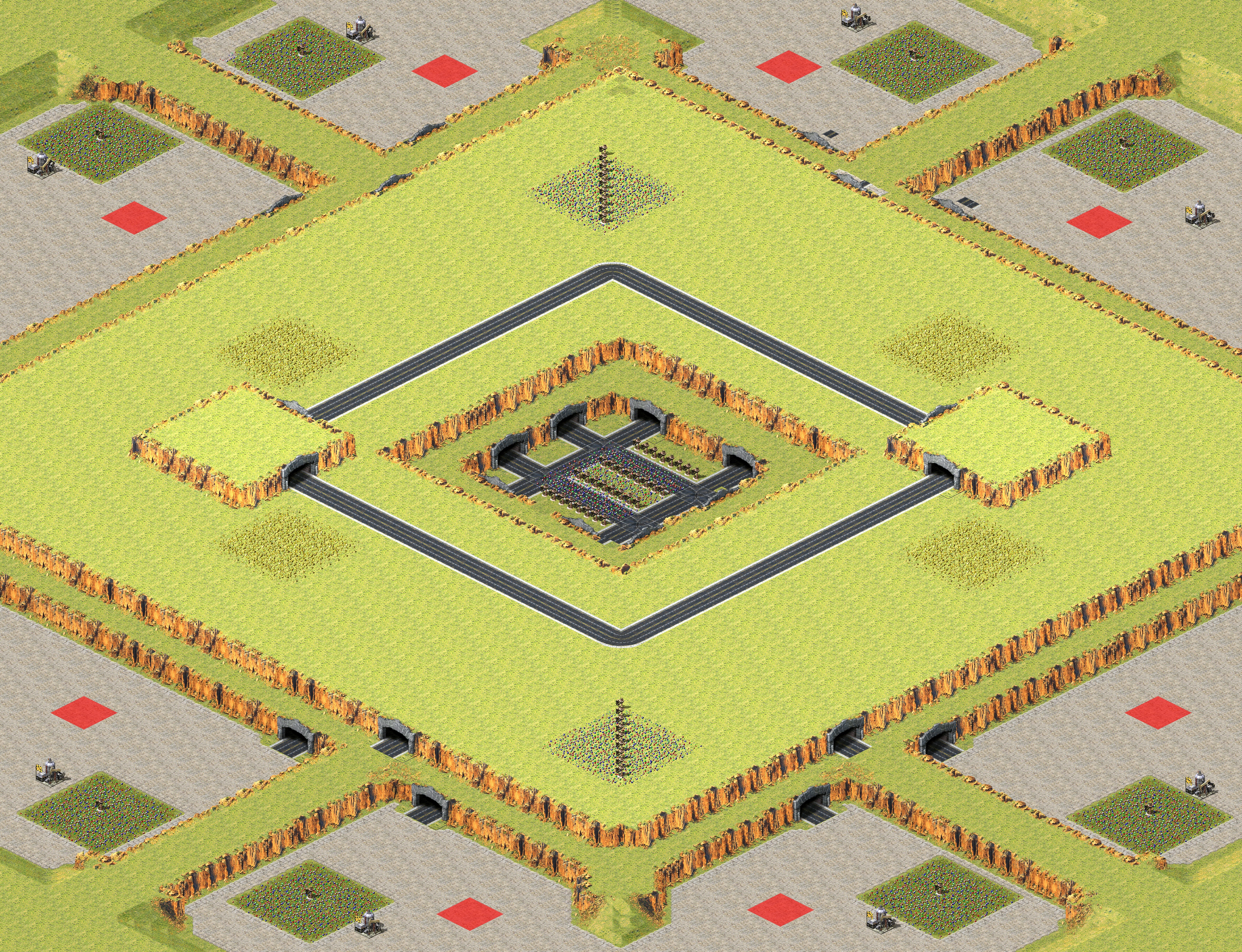 Rendered map: Tunnel 4v4
