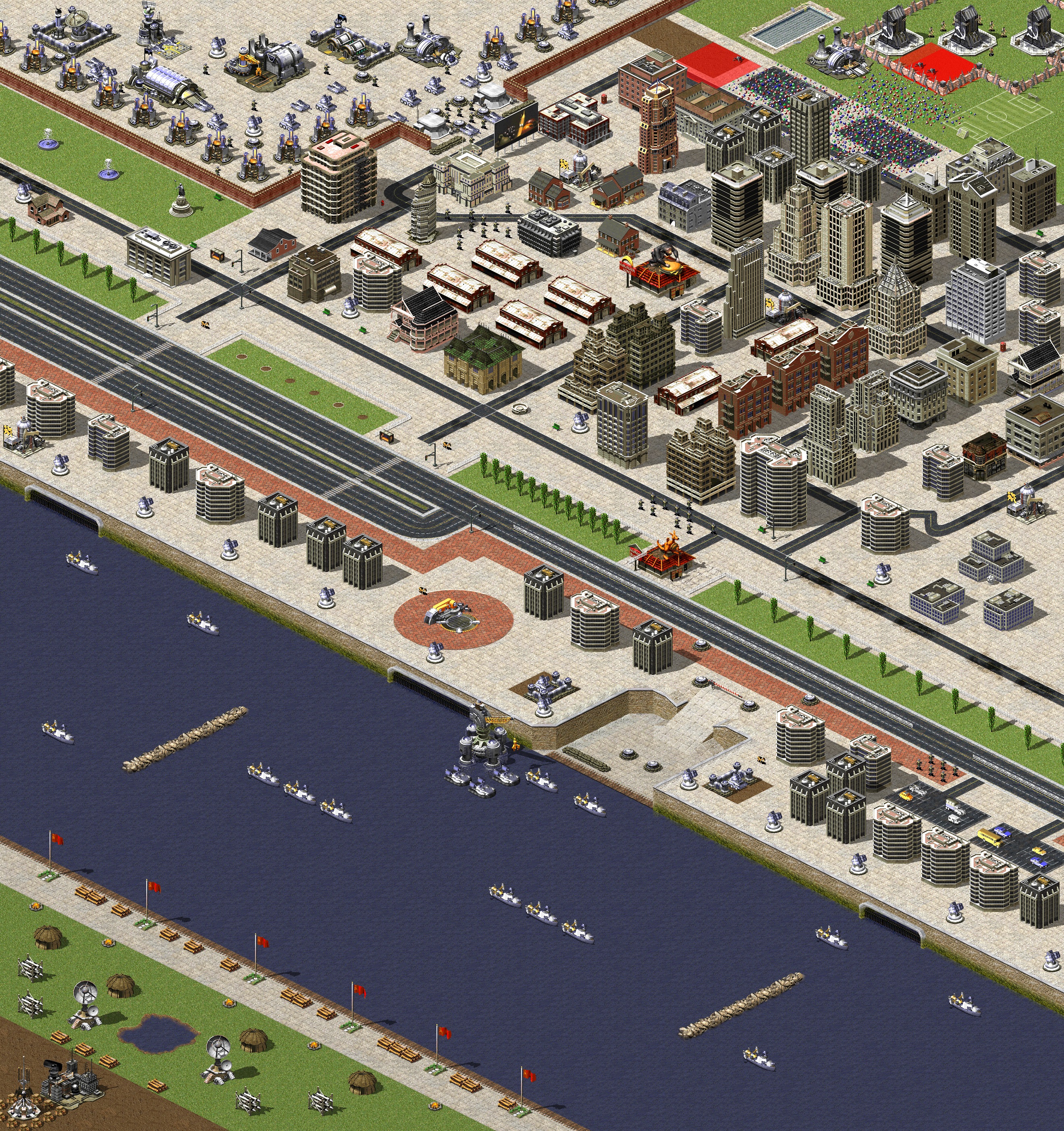 Rendered map: Soviet Invasion