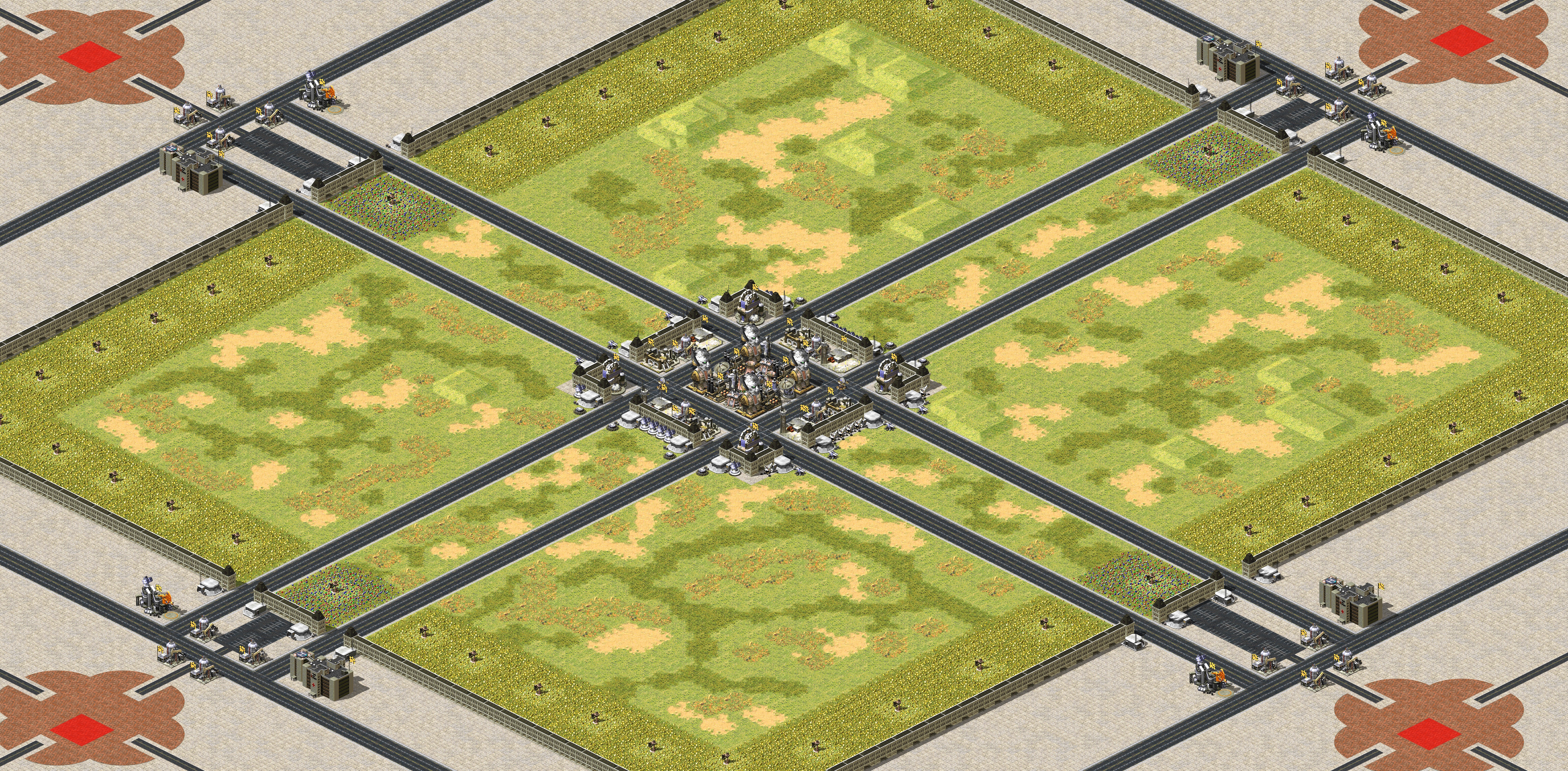 Rendered map: Tech Center