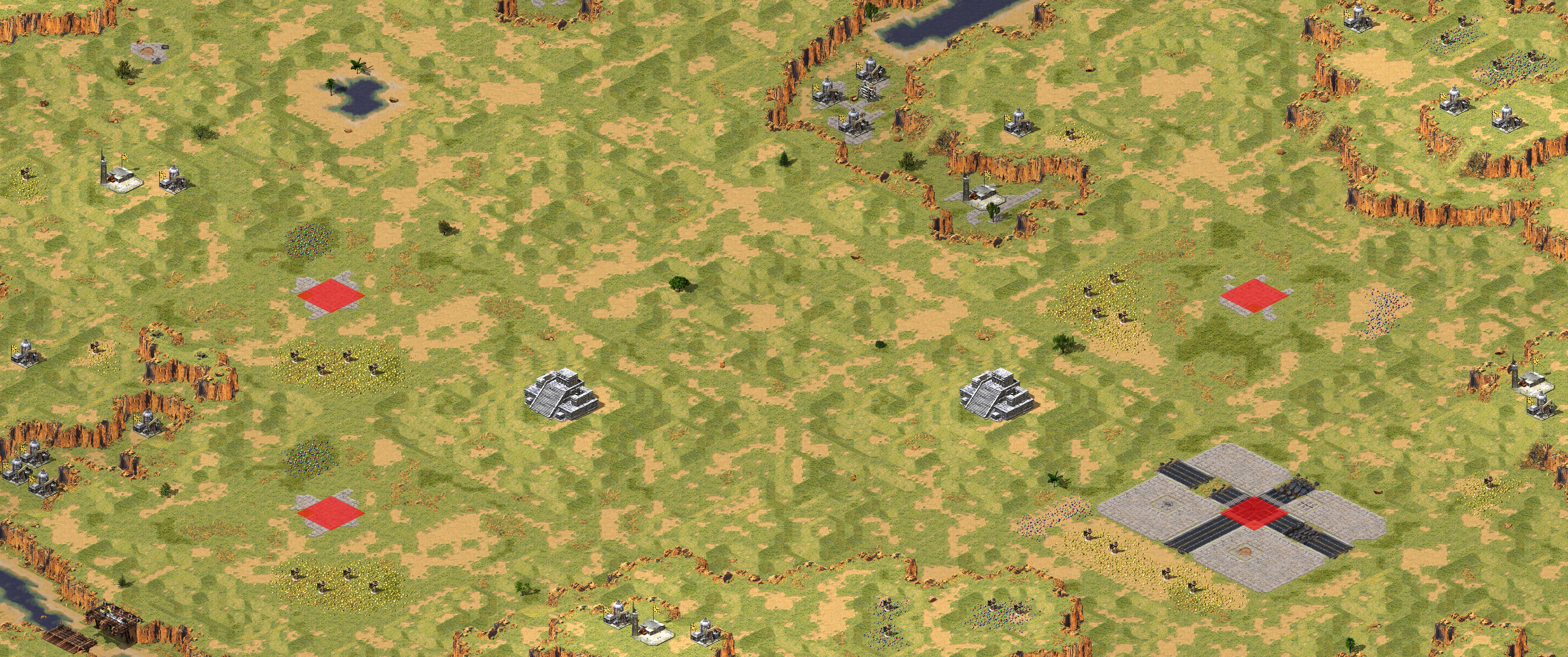 Rendered map: (2)遗迹