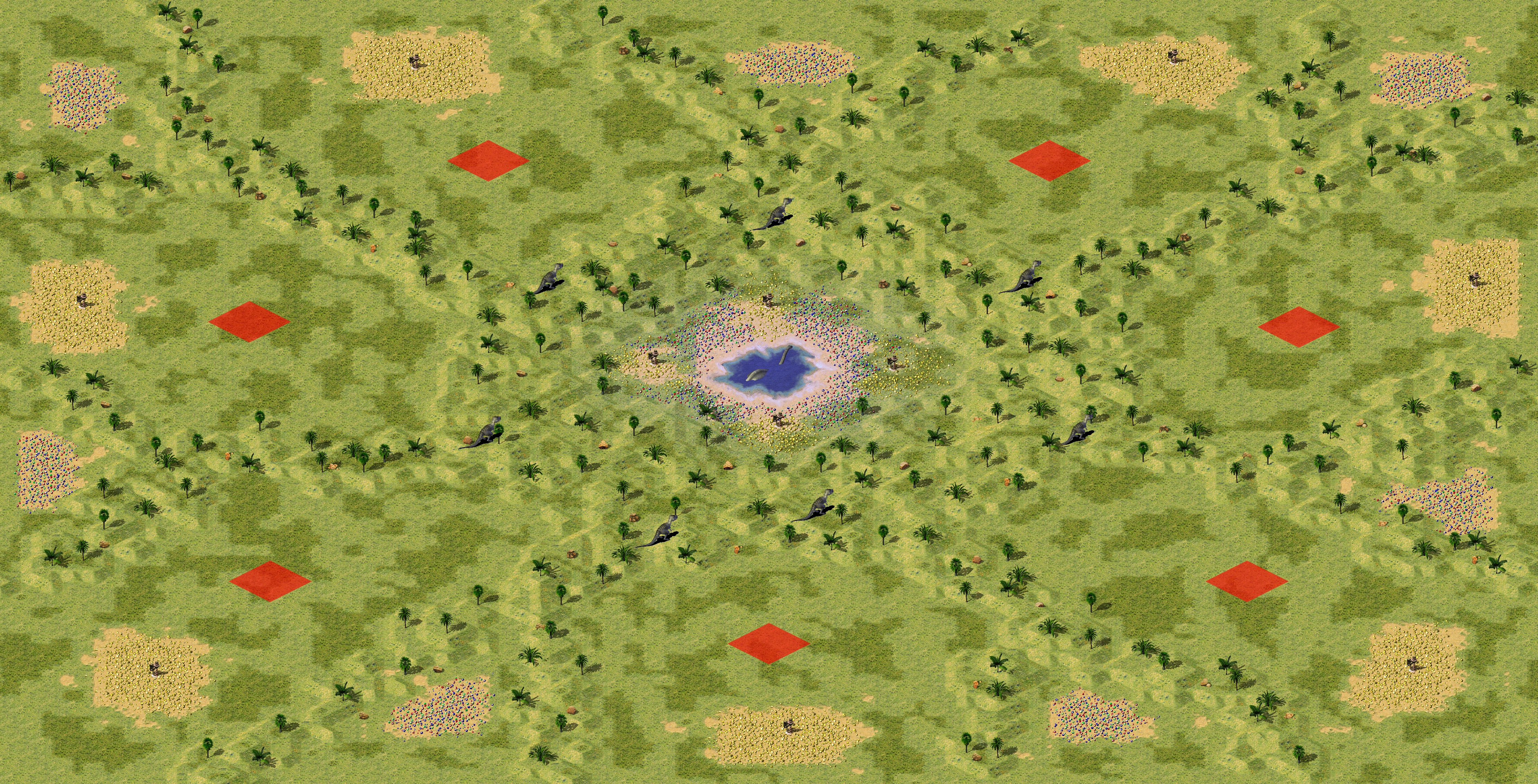 Rendered map: Nublar Park