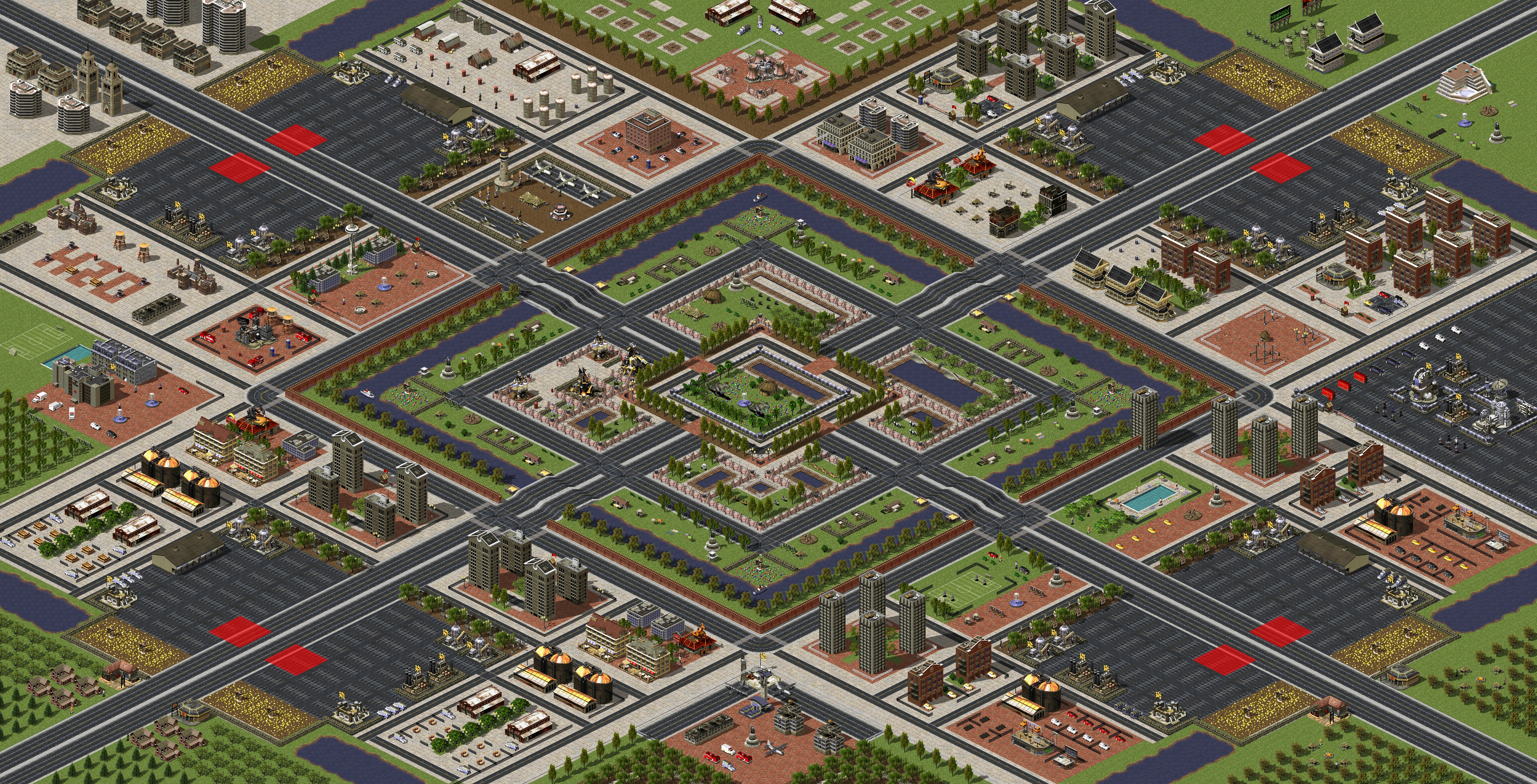 Rendered map: Dinosaur Park