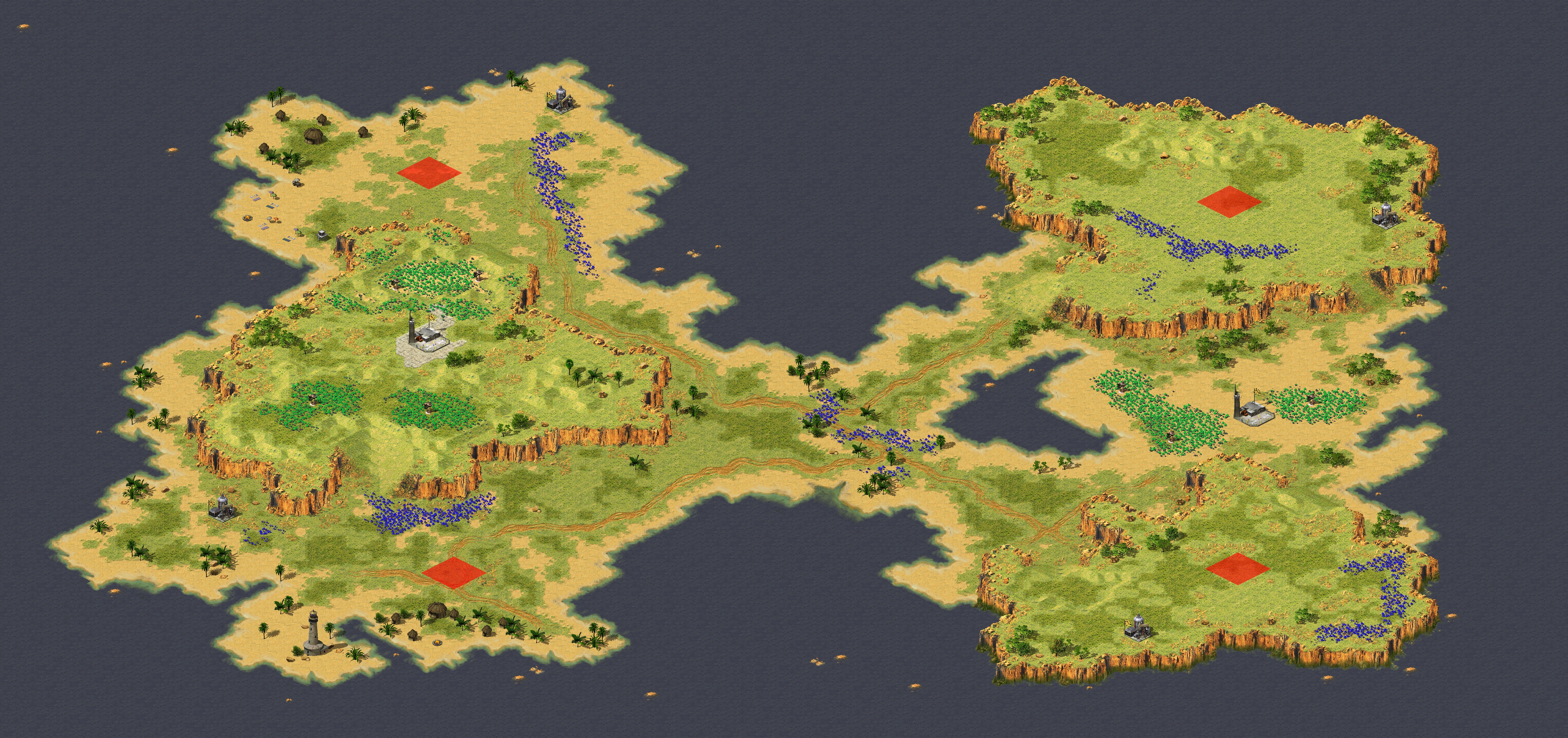 Rendered map: (4) South Pacific
