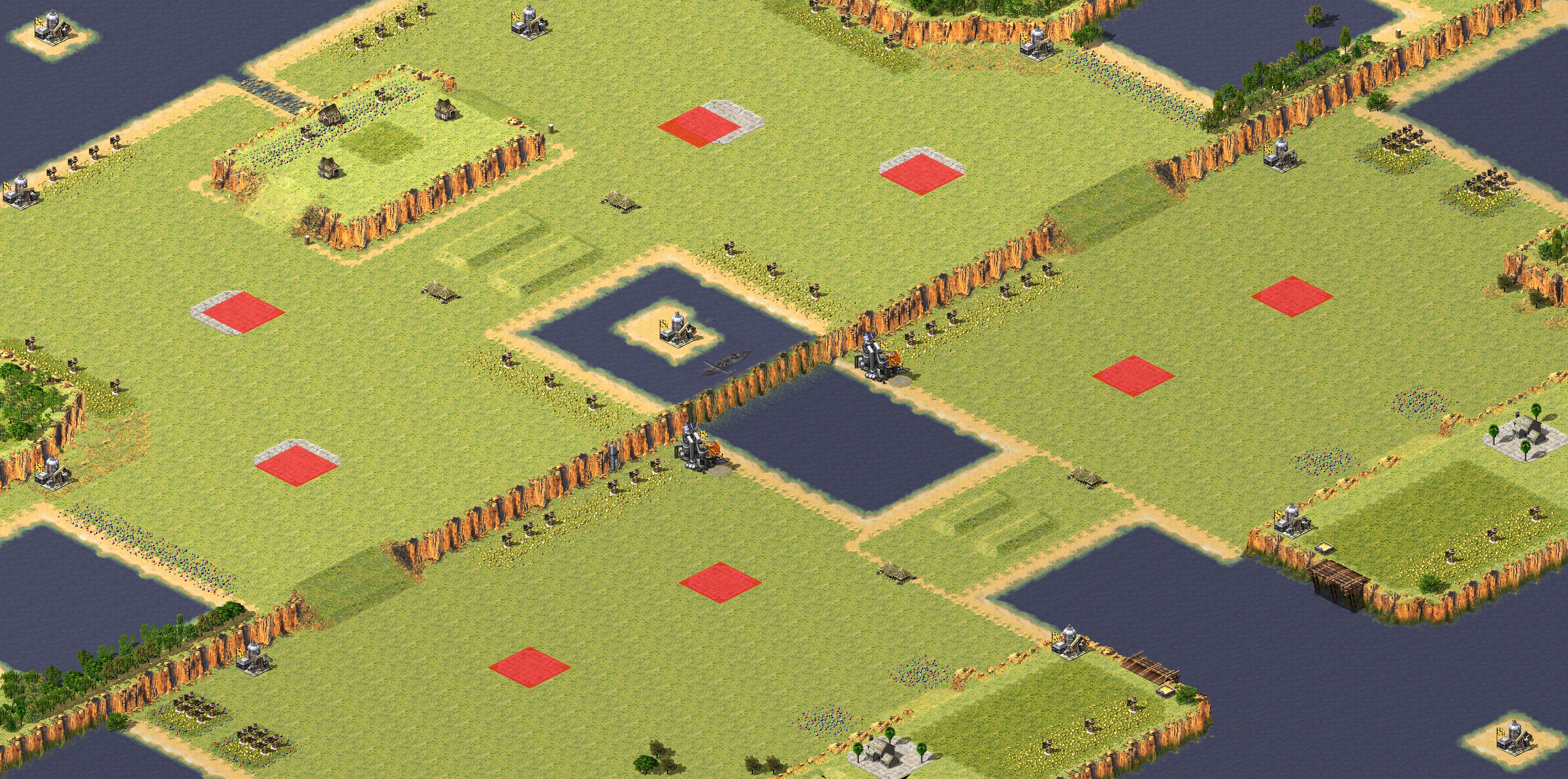 Rendered map: All-Attribute War 4v4
