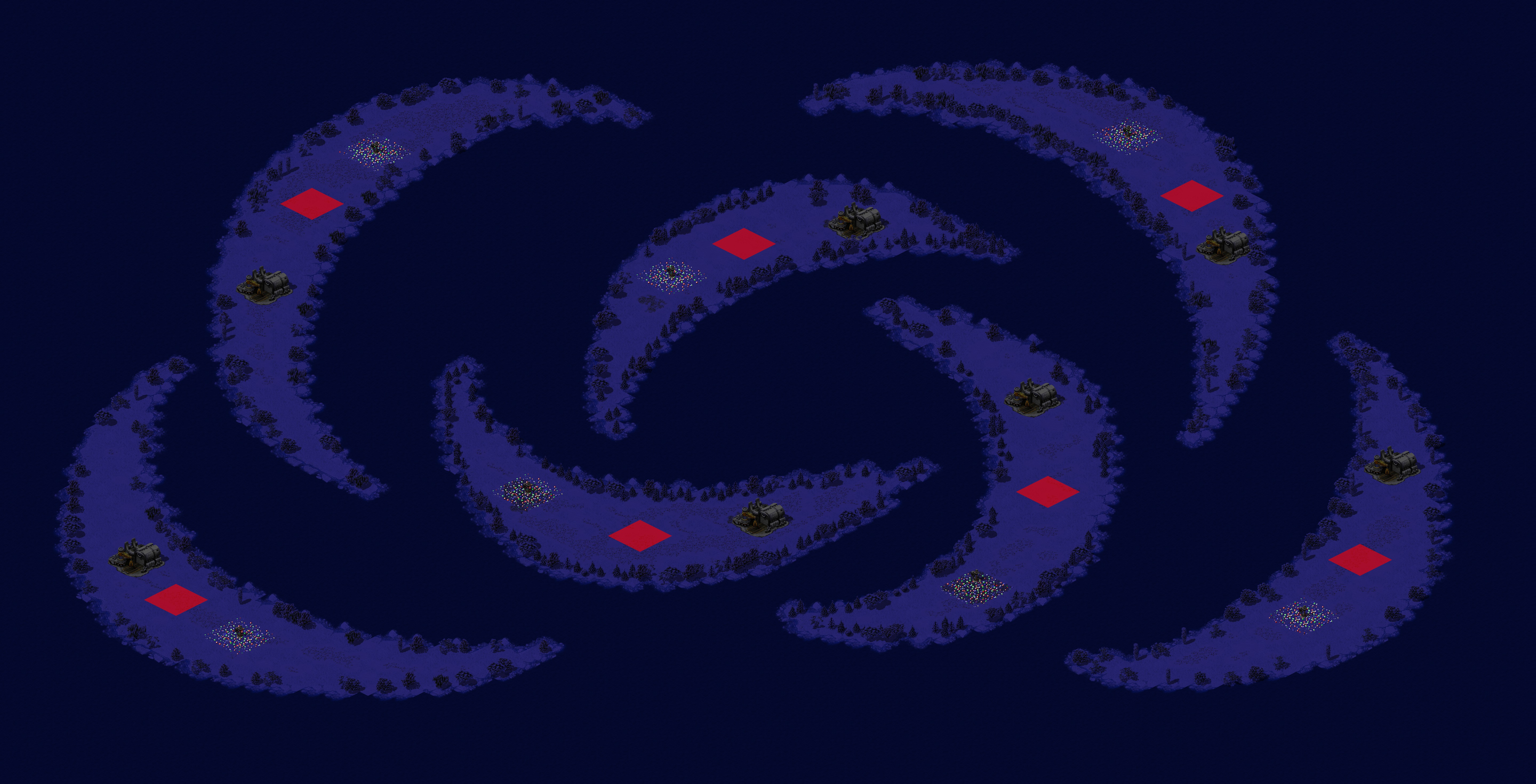 Rendered map: Linear Lake