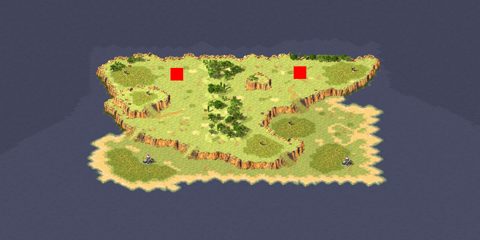 Rendered preview of Duel Island 1v1