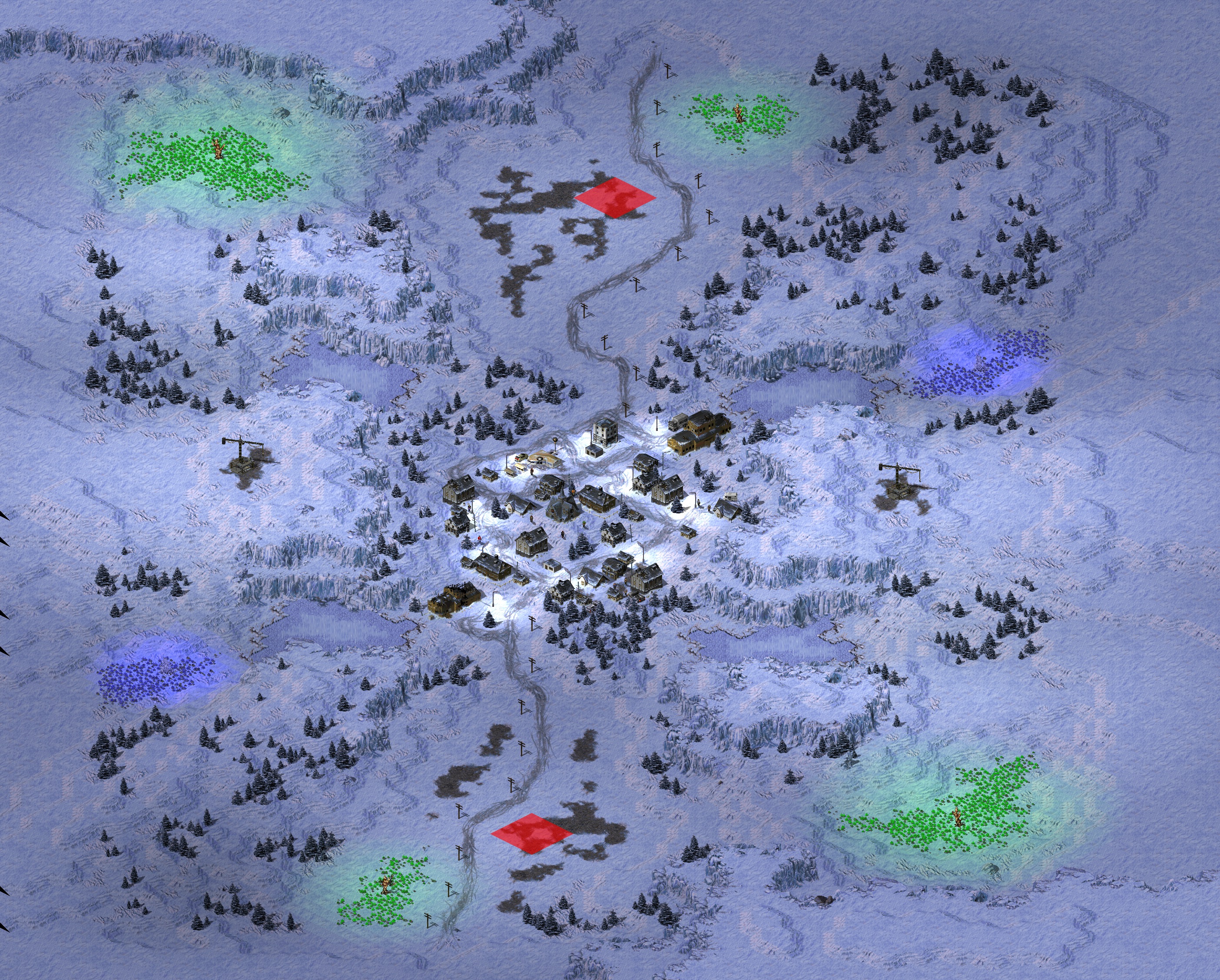 Rendered map: [2] Hollow Town