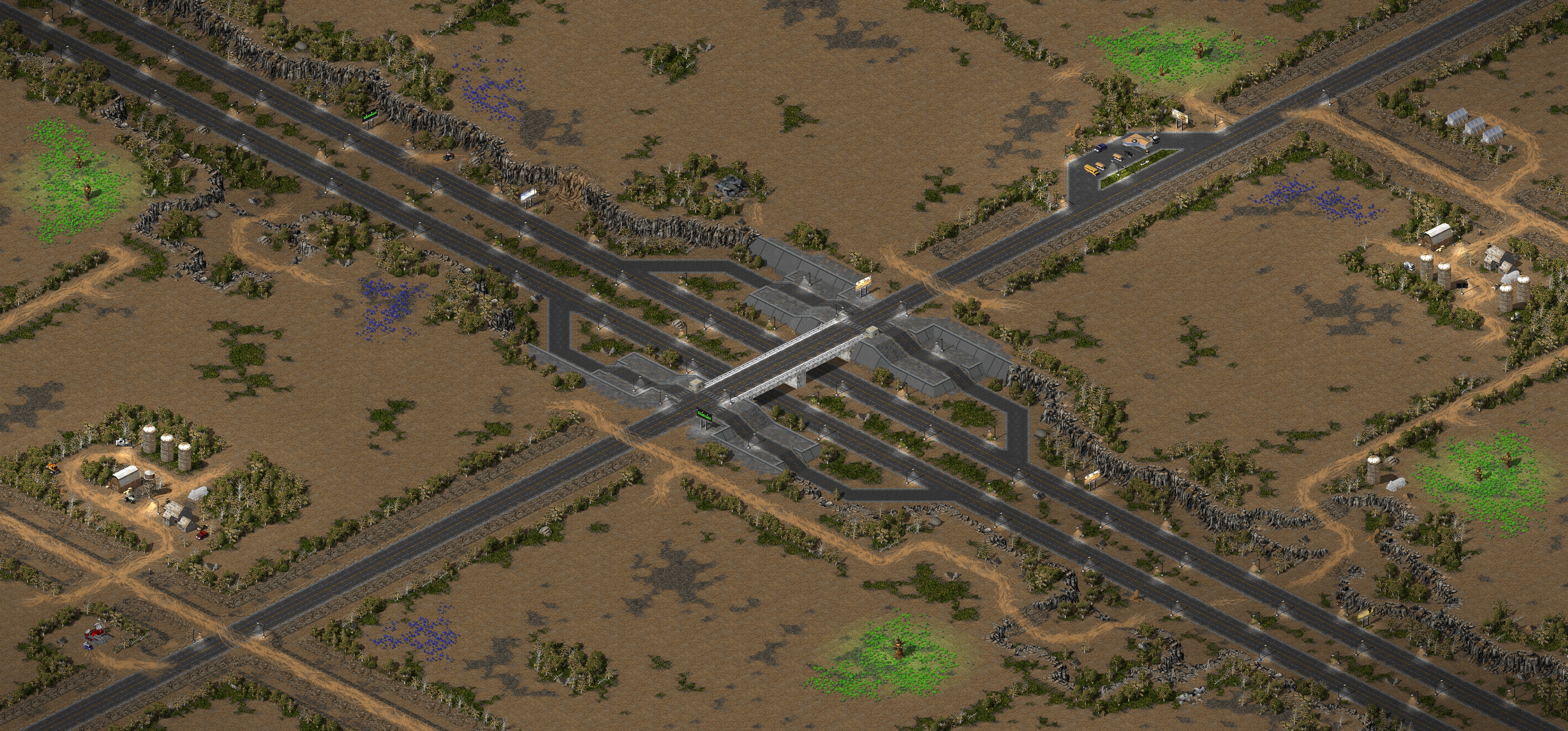 Rendered map: highway 16