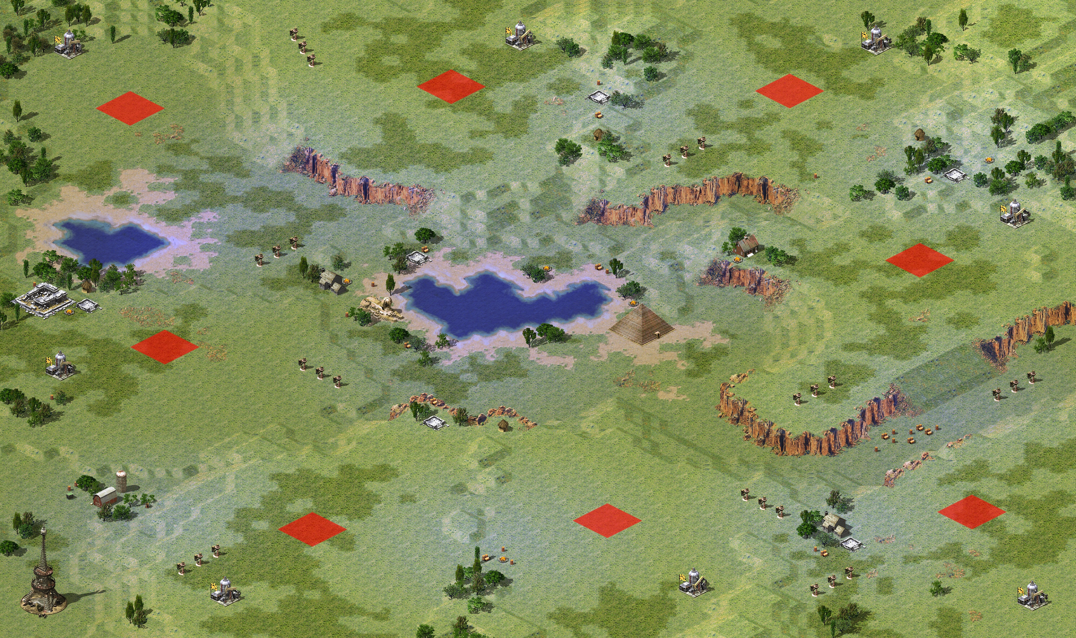 Rendered map: Alien Experiment Base (MOD)