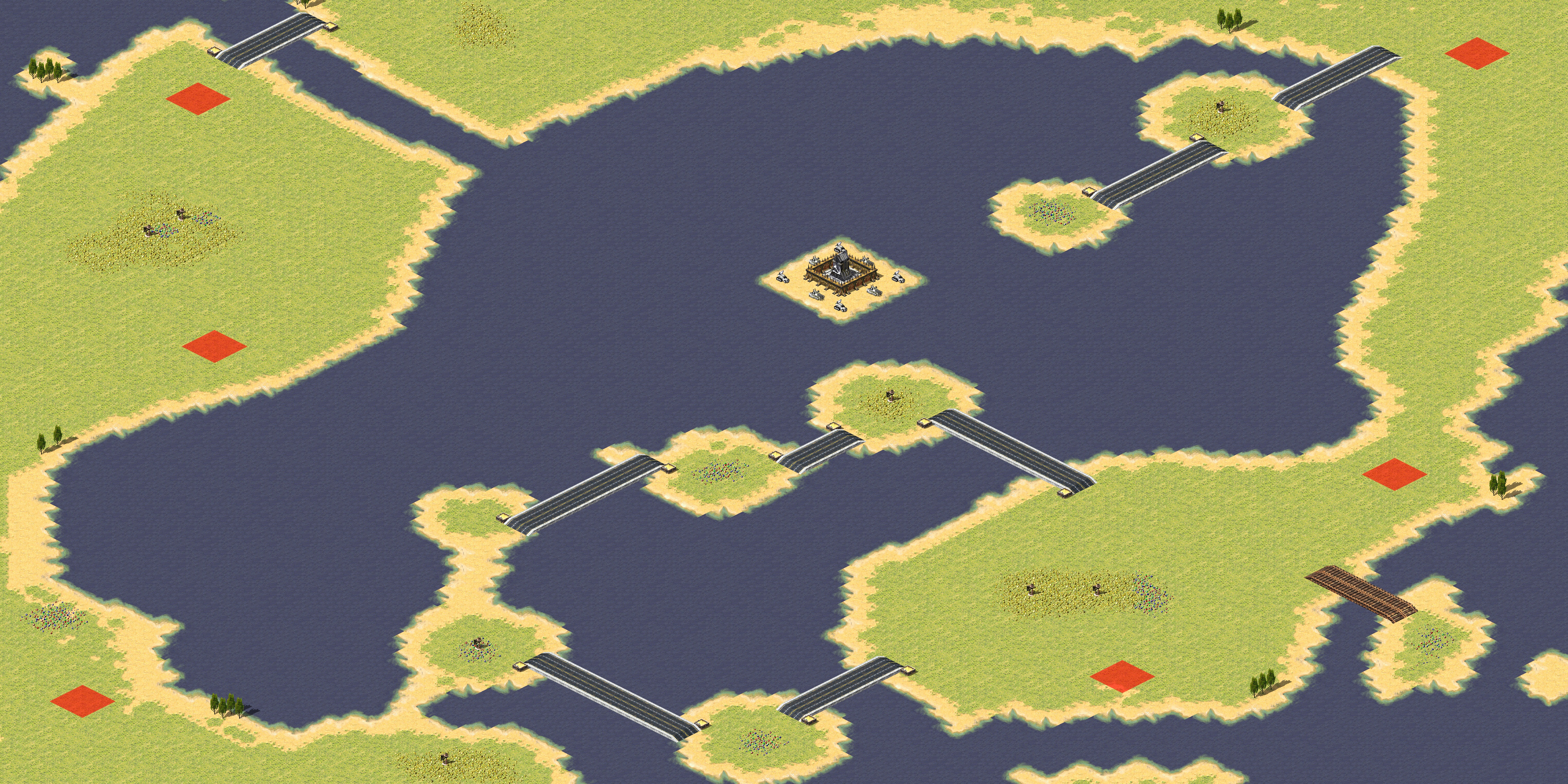 Rendered map: Ring Island War