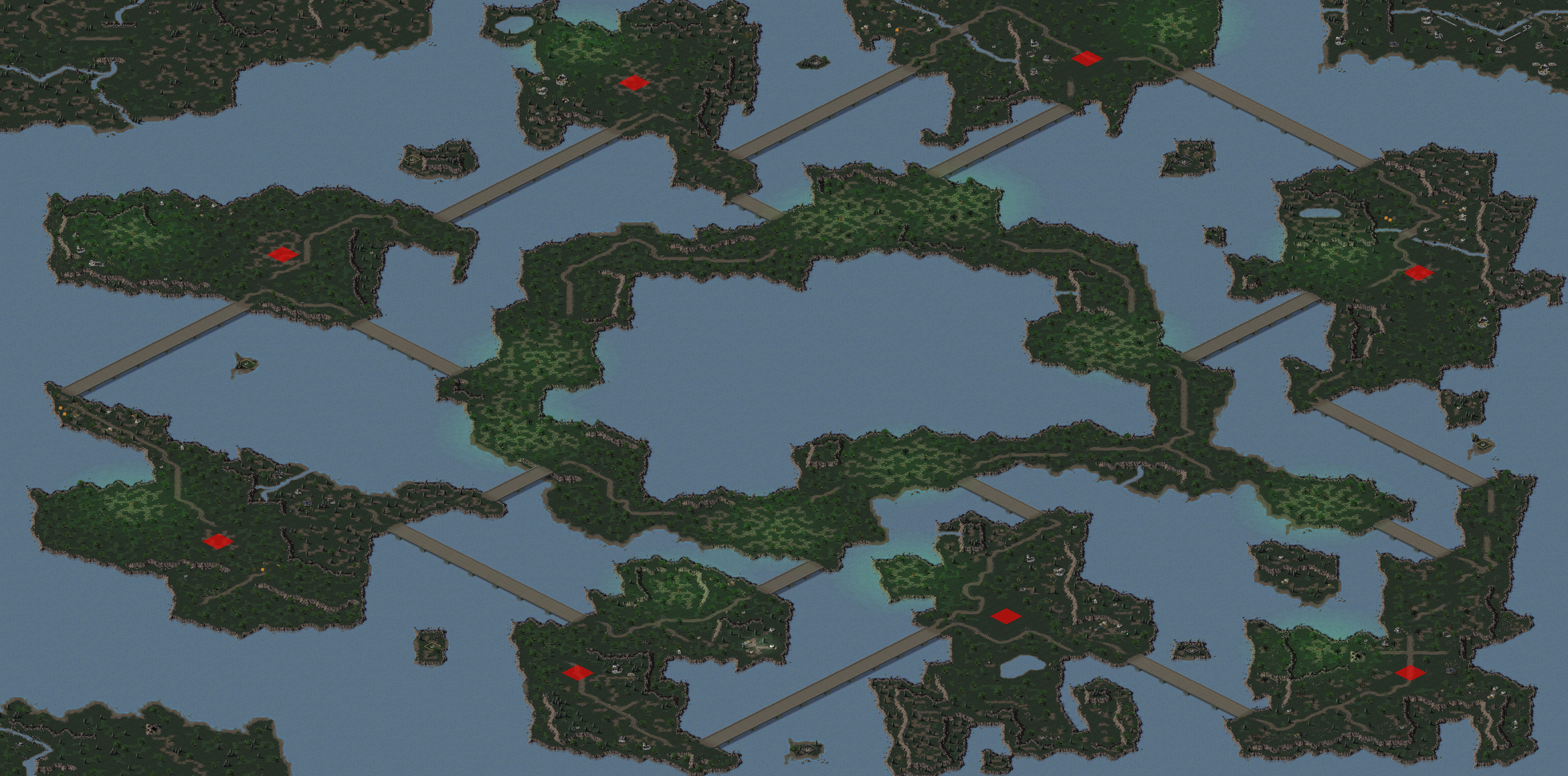Rendered map: Shifted War Areas
