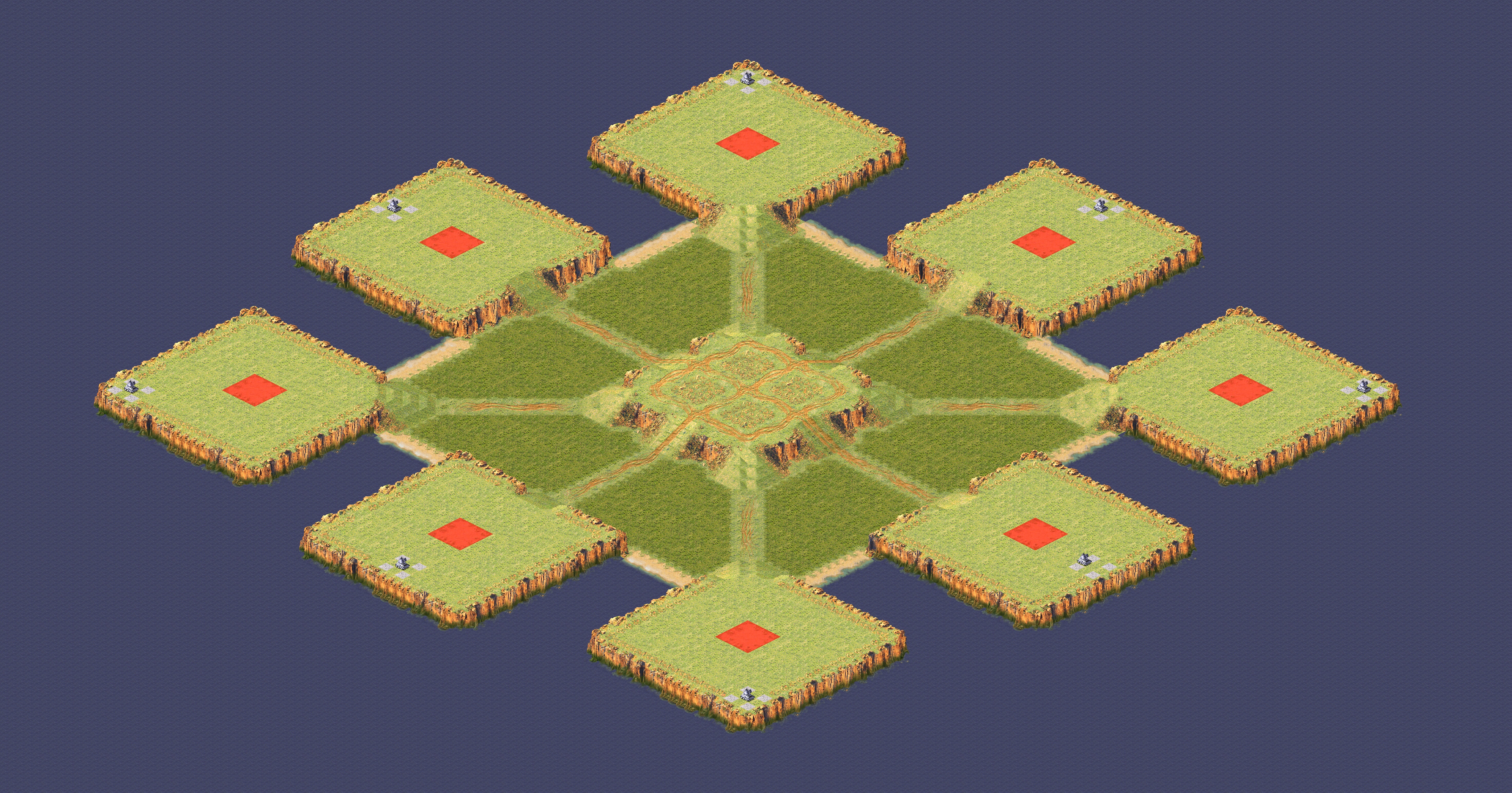 Rendered map: manghe dagaoyuan (CD Ver.)
