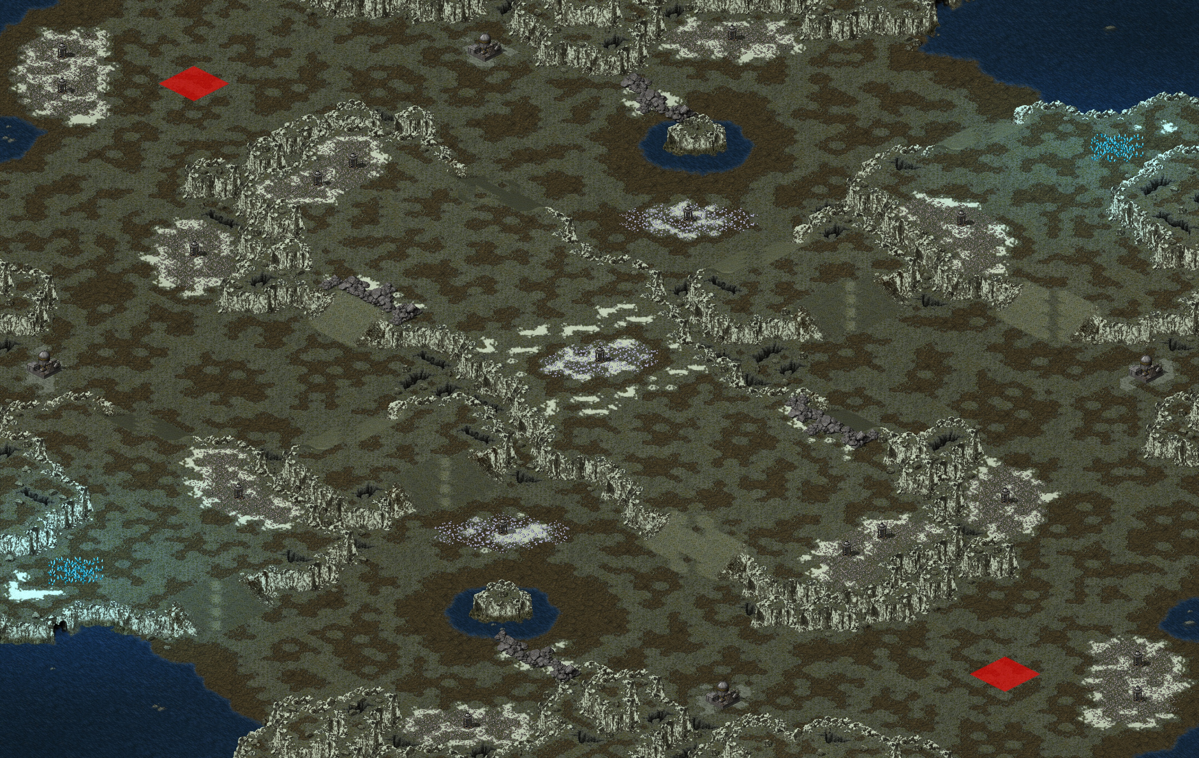 Rendered map: Below Zero