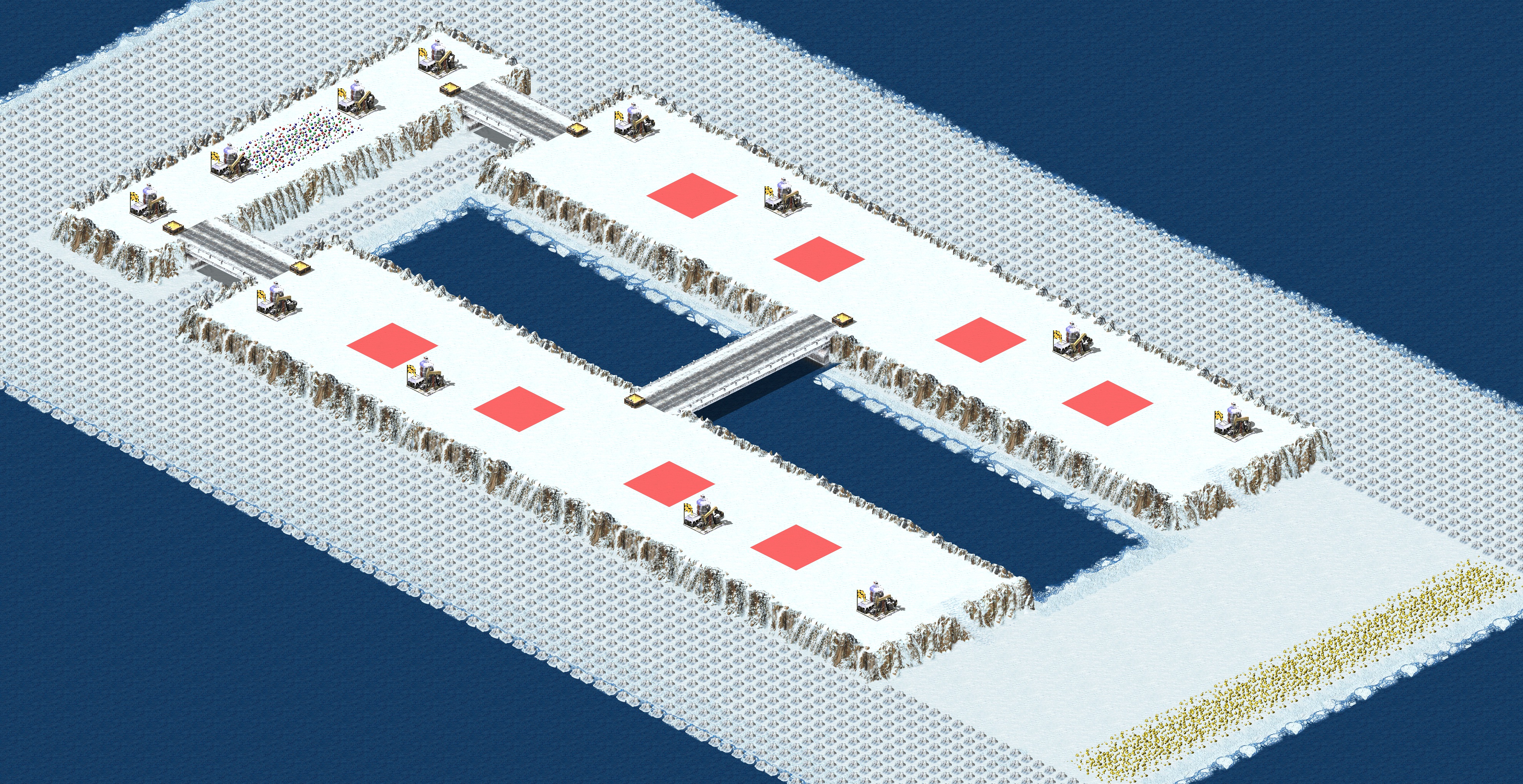 Rendered map: Snow Patch 4v4 Extended