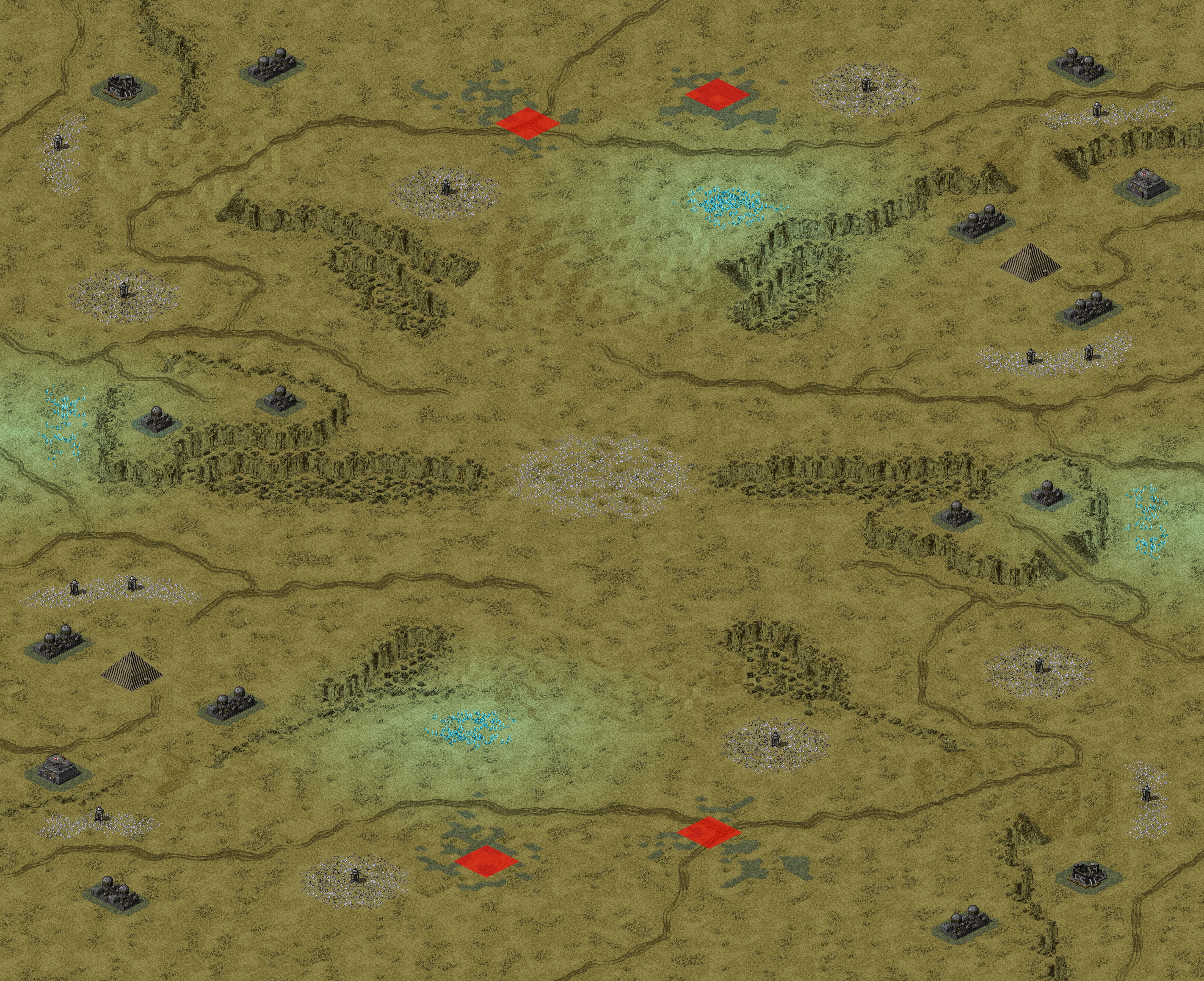 Rendered map: Tournament Dune
