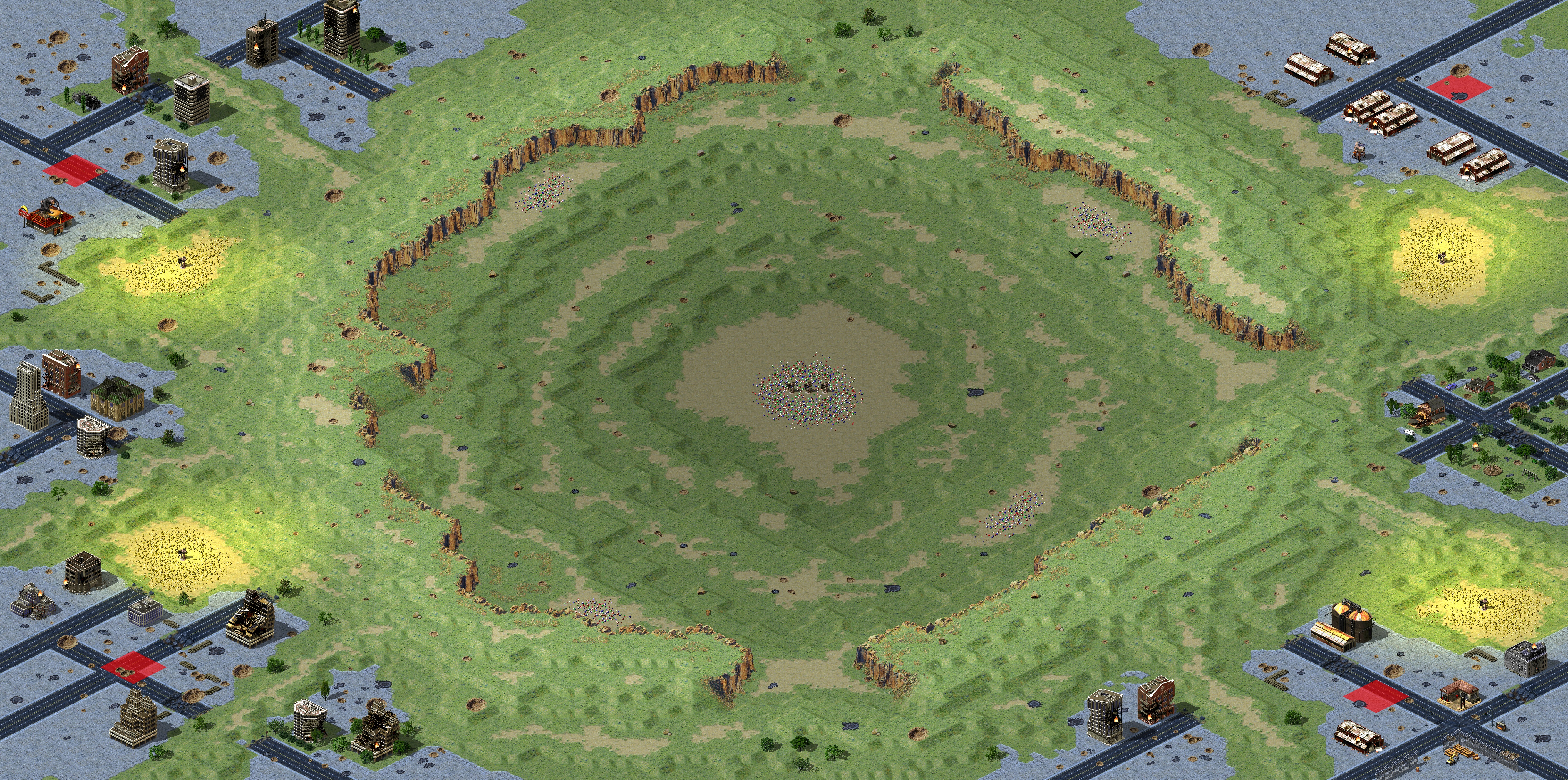 Rendered map: Sinkhole