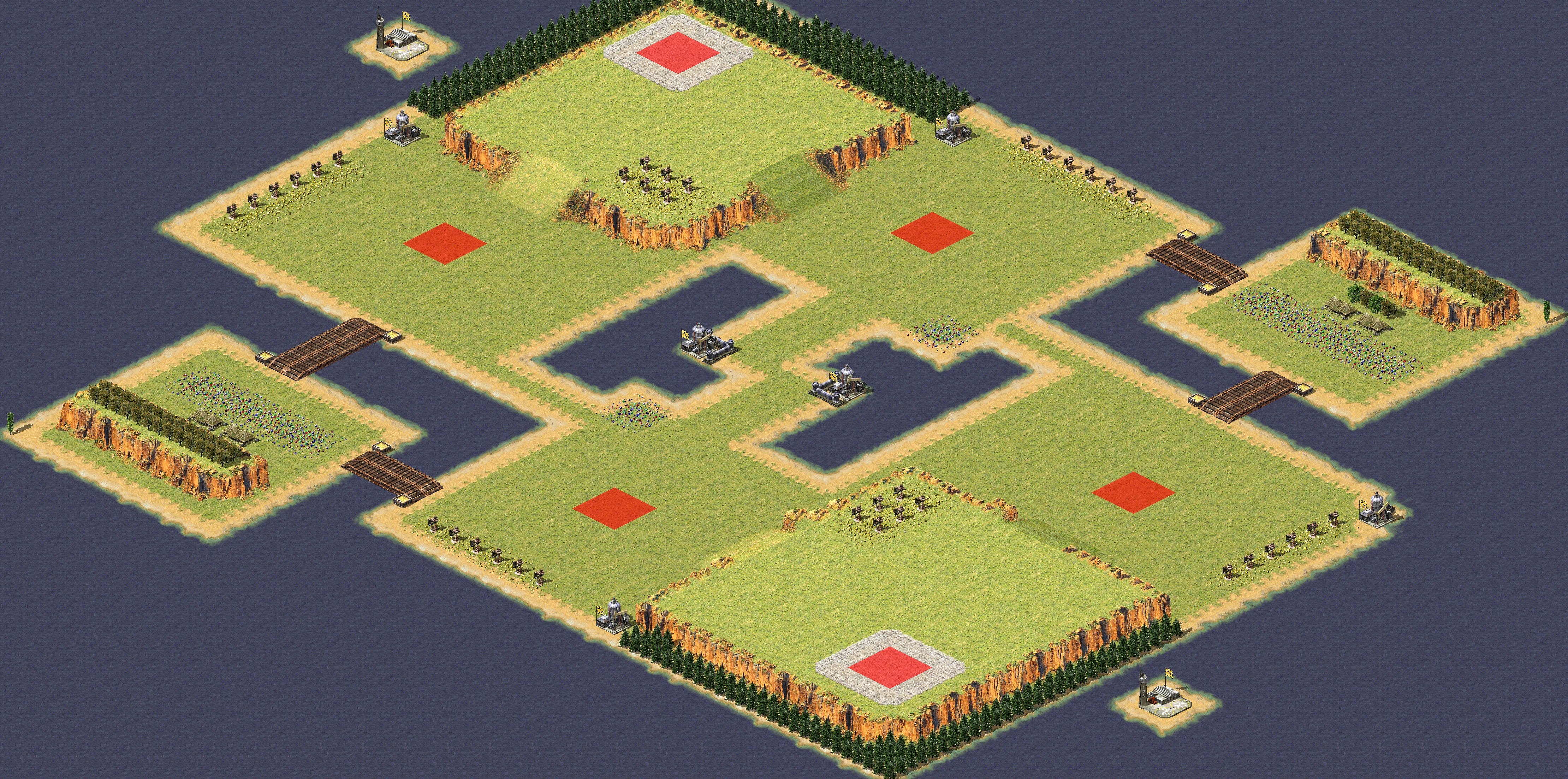 Rendered map: Simple 3v3