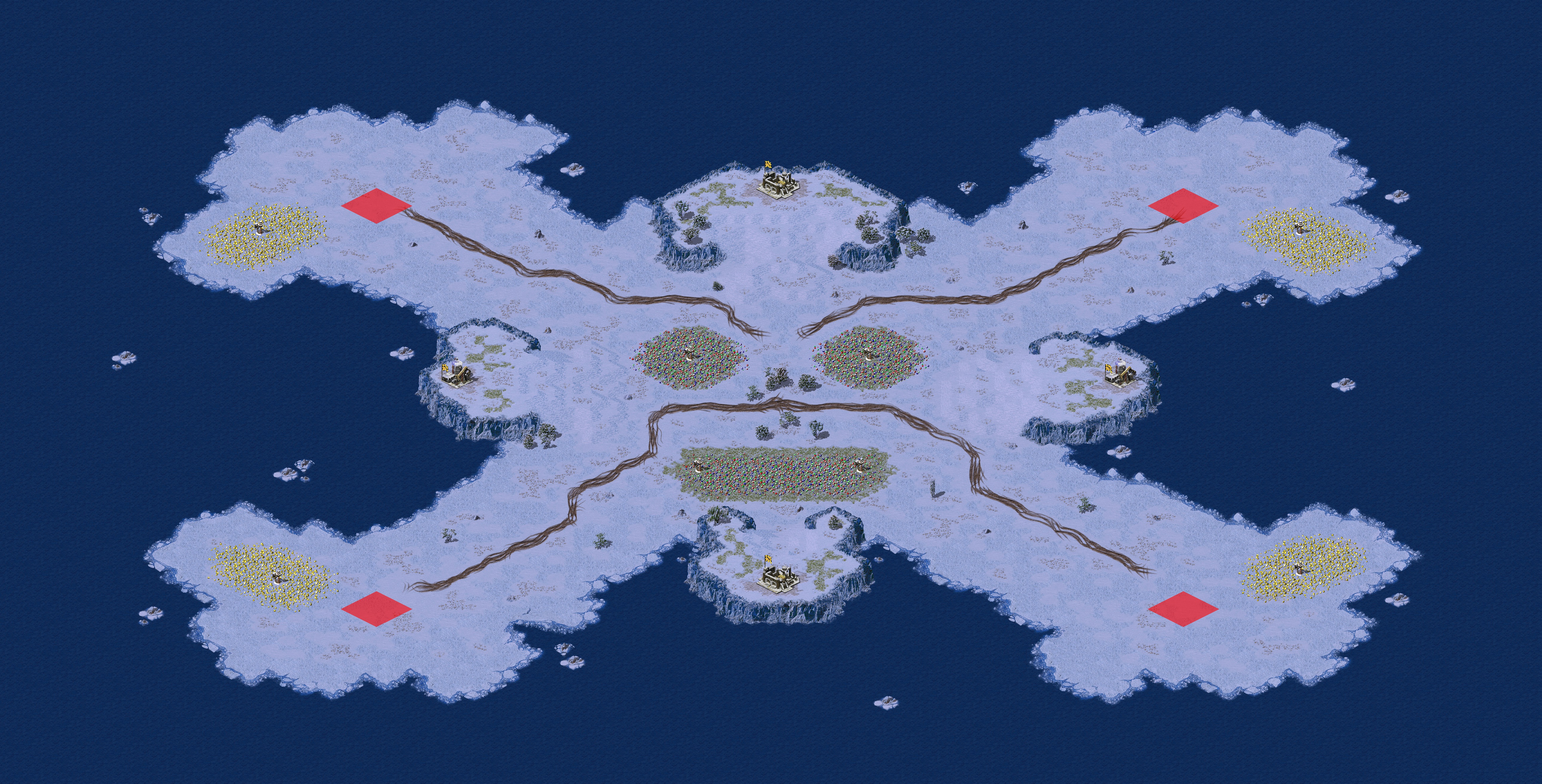 Rendered map: Face Down