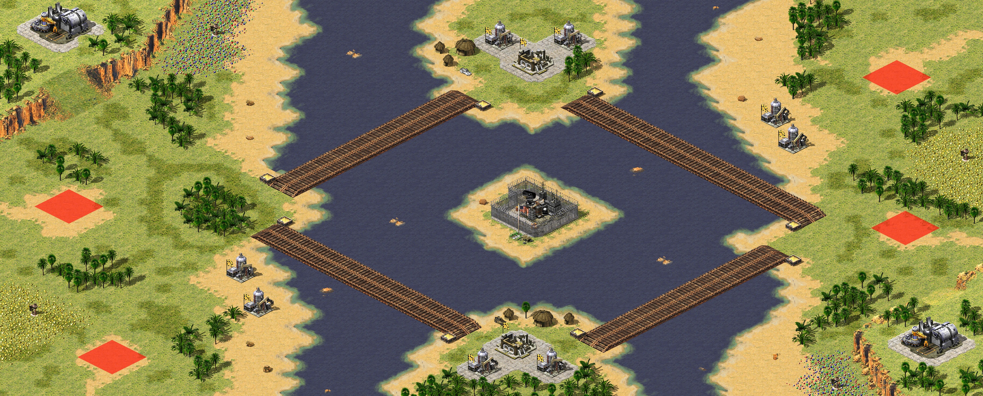 Rendered map: Across The River