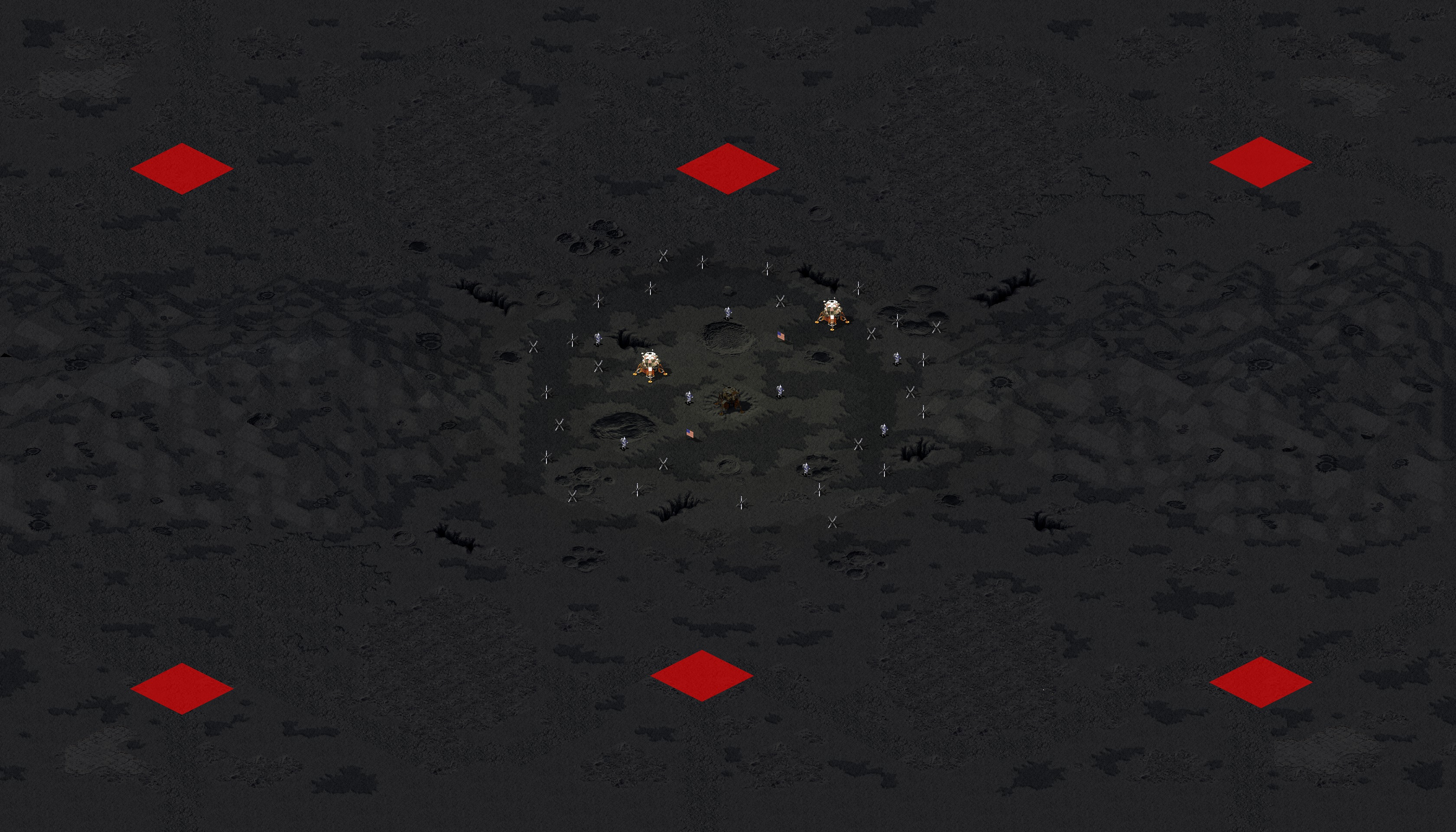 Rendered map: Lunar Rift Battle