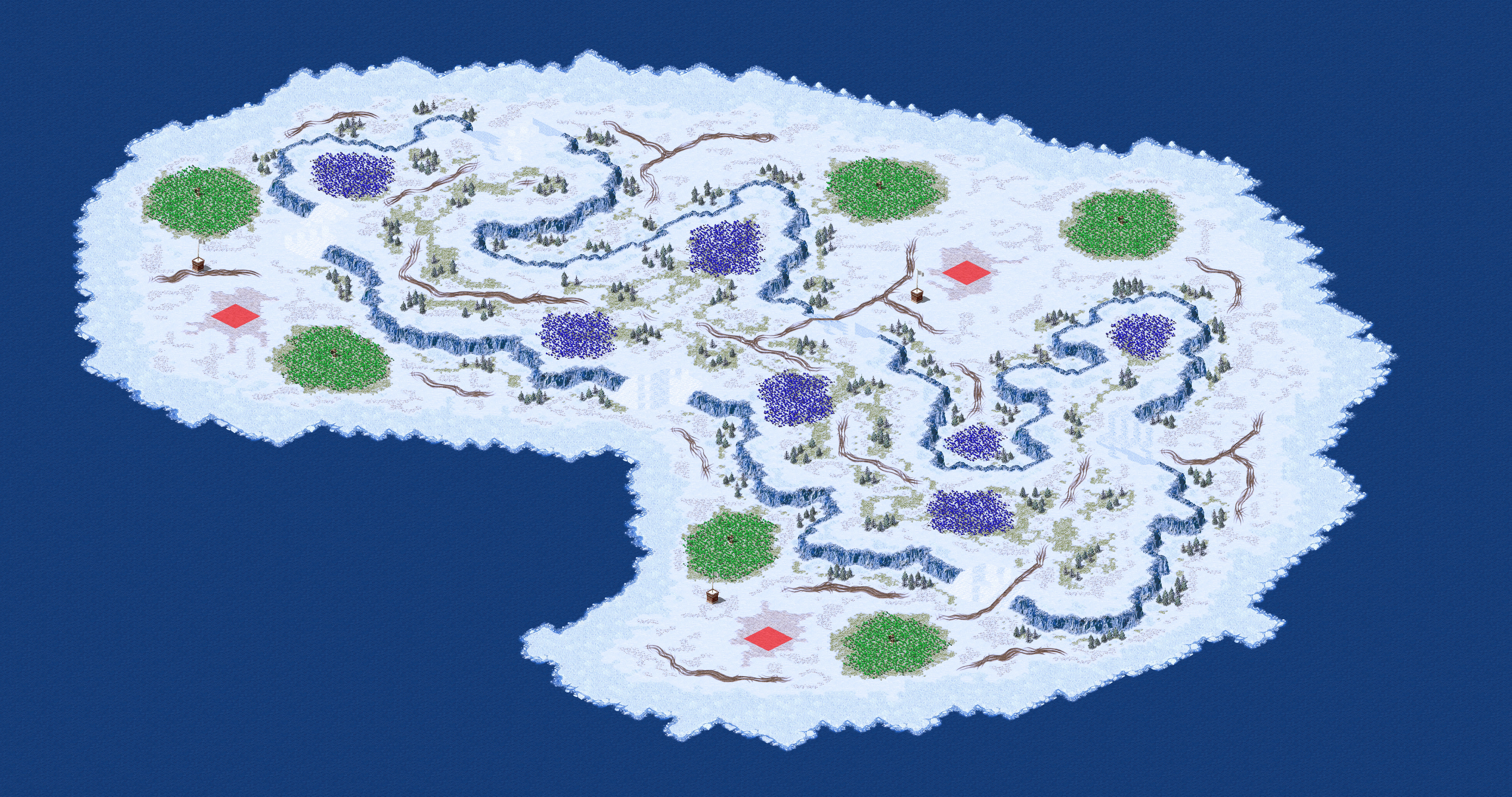 Rendered map: (3) Hostile Iceberg