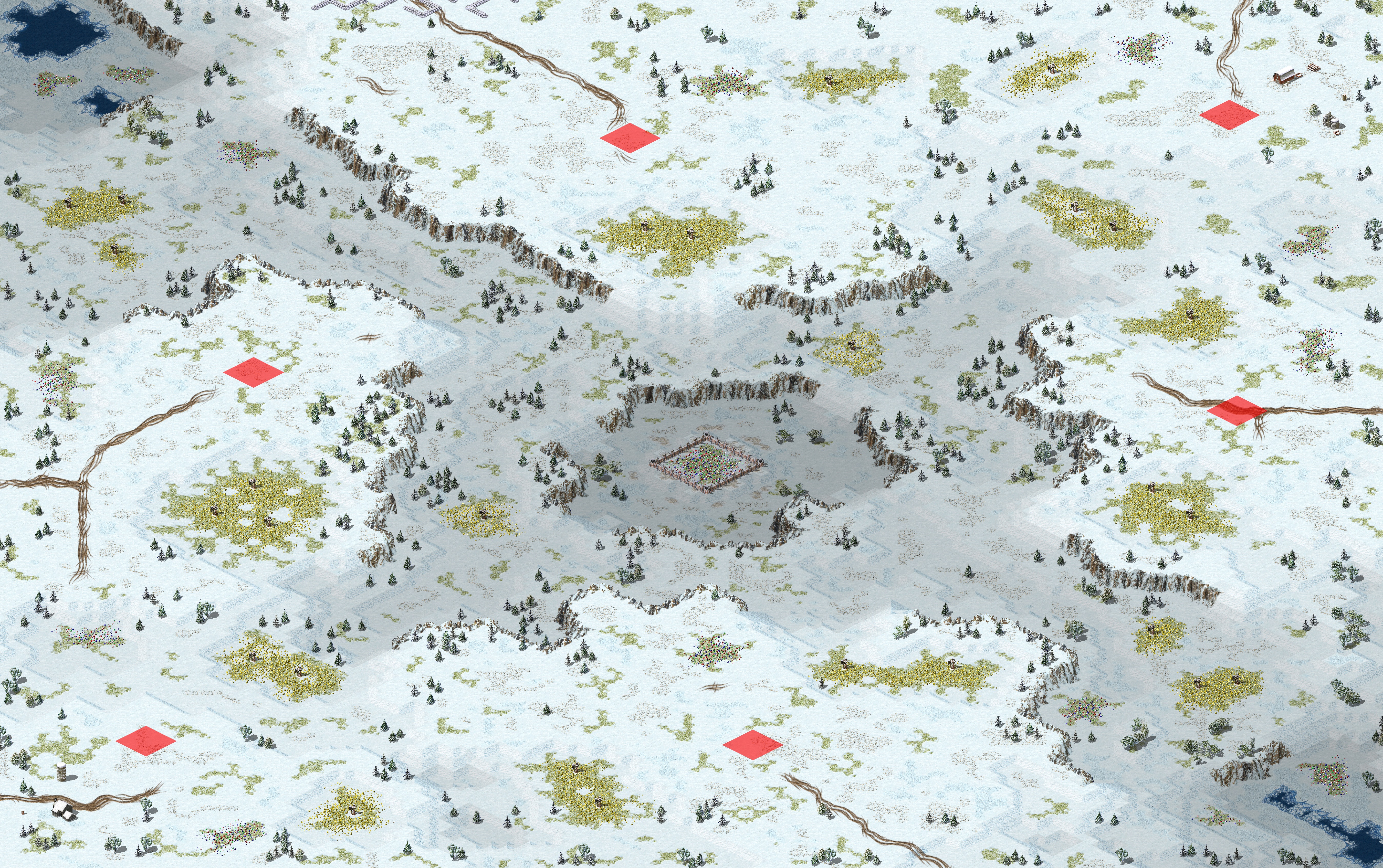 Rendered map: Coldest Peak 3v3 Edition