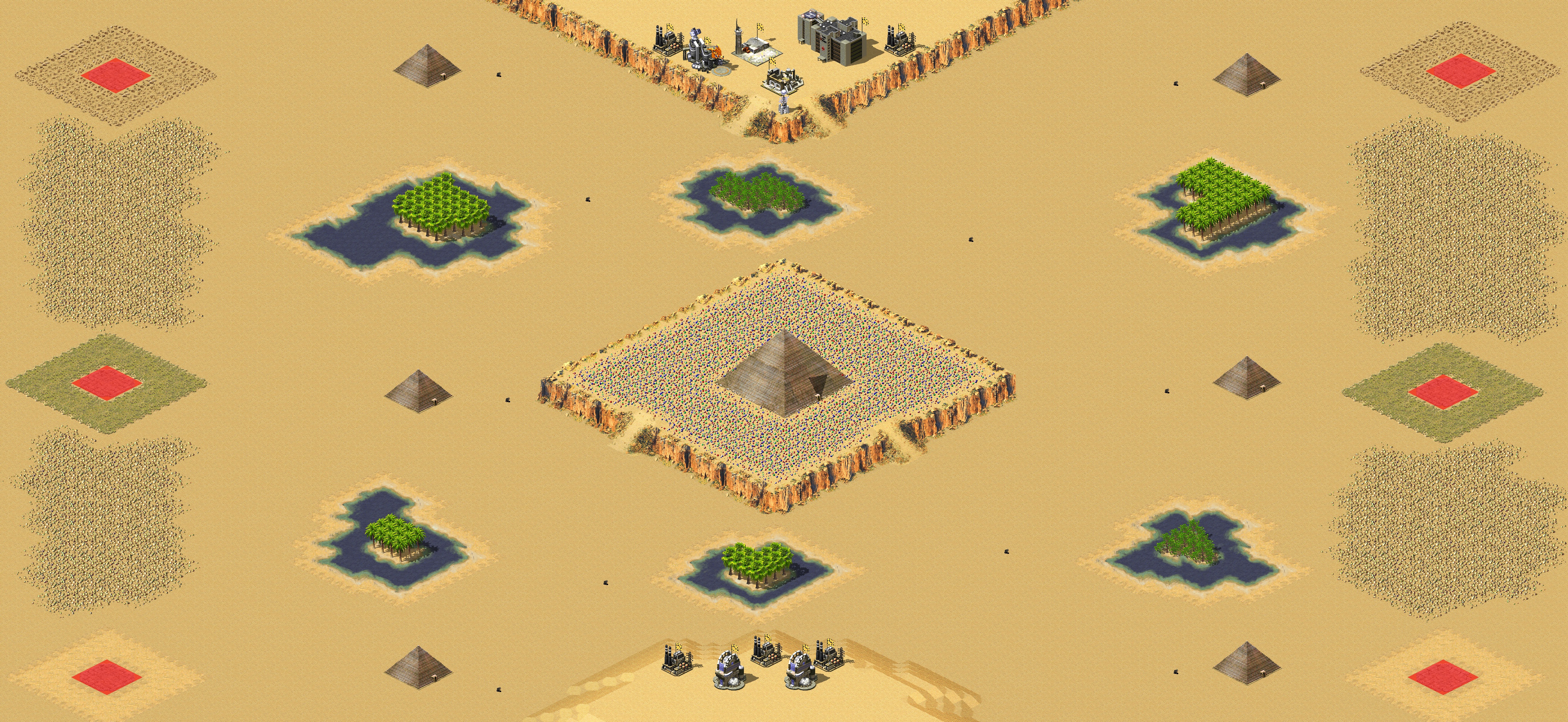 Rendered map: Oasis Pyramid