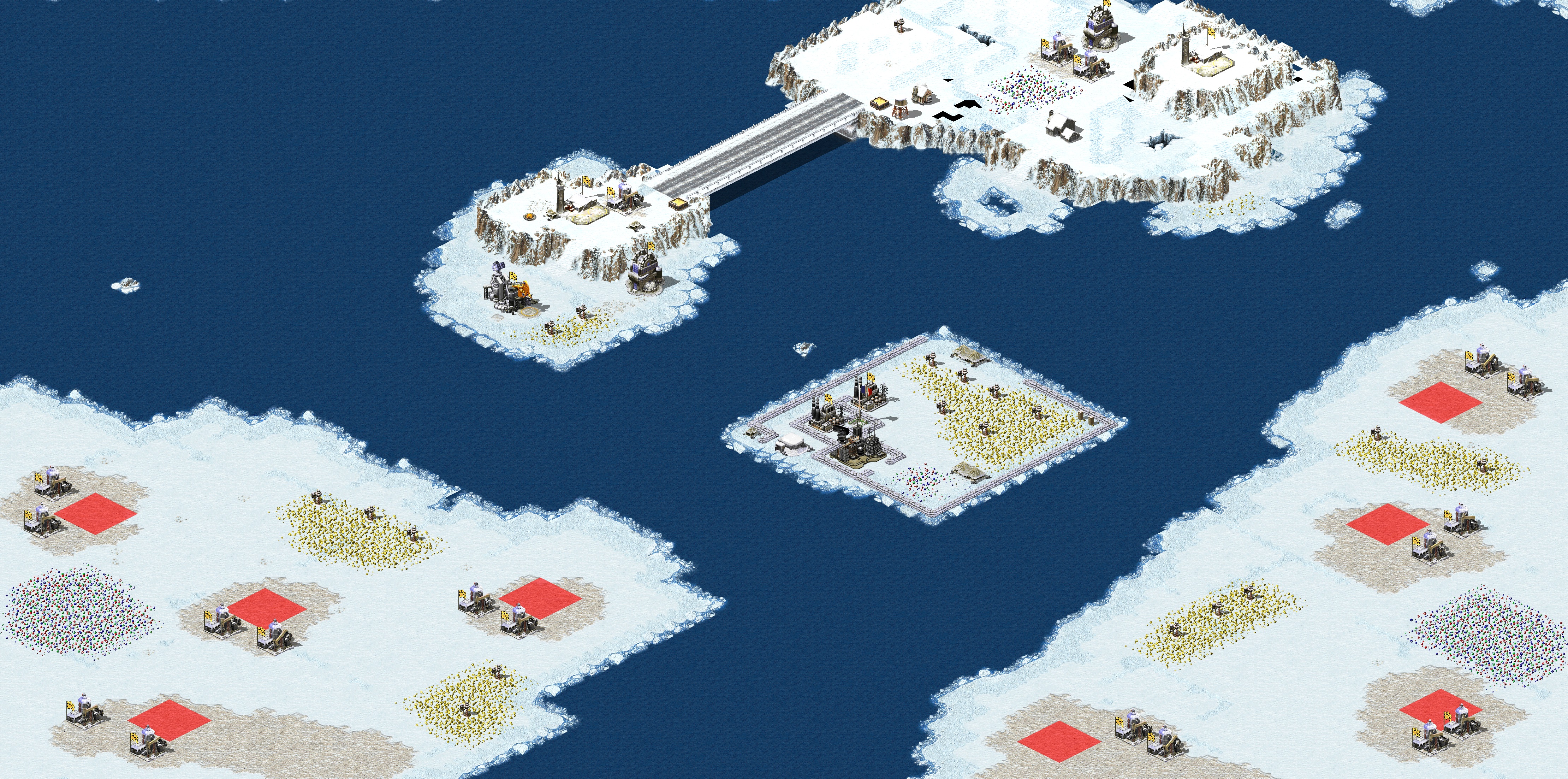 Rendered map: Naval Battle 4v4