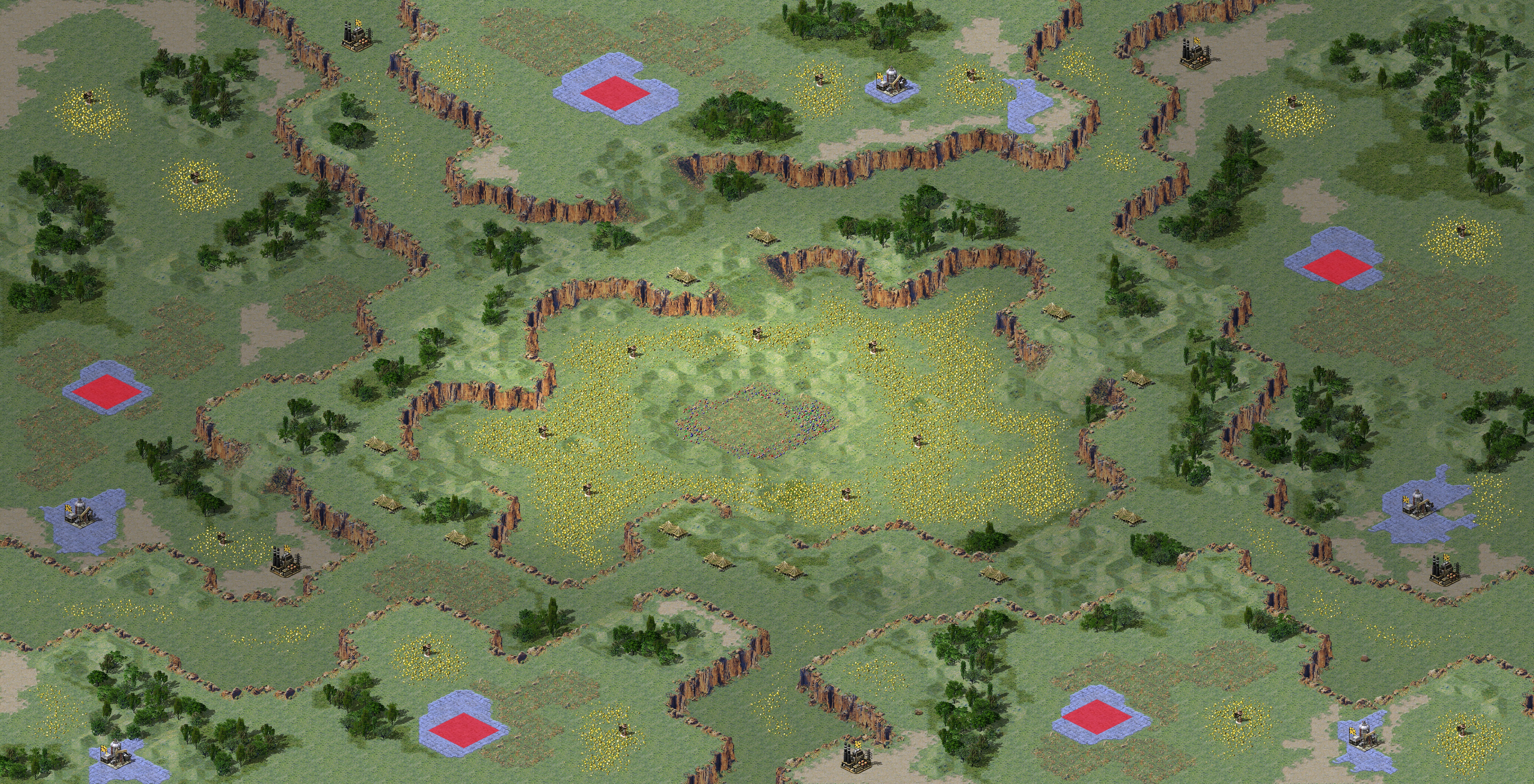 Rendered map: Golden Dusk