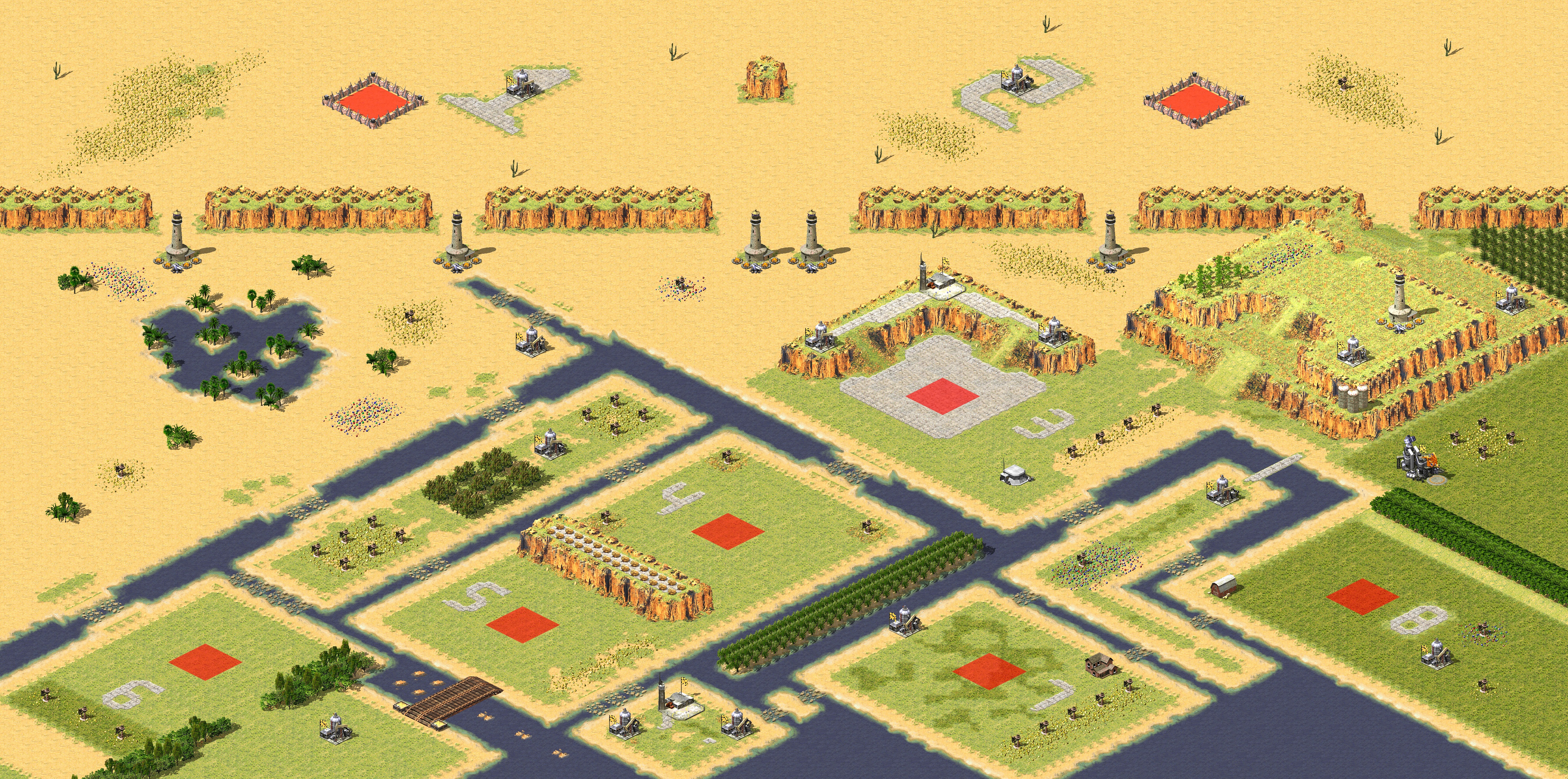 Rendered map: Simple Warlords X